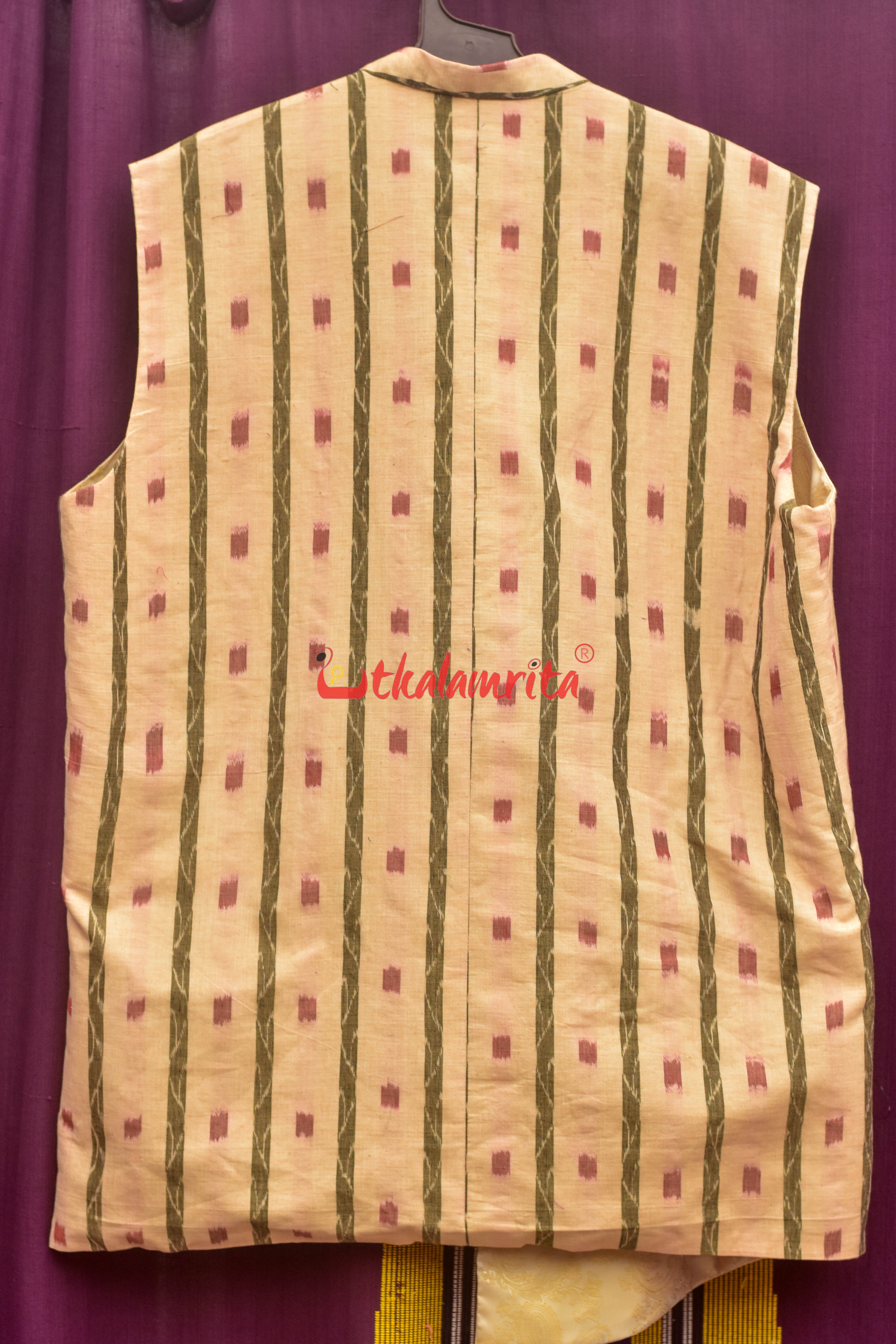 Matha Red Dots Lata Asymmetric (Men's Jacket)