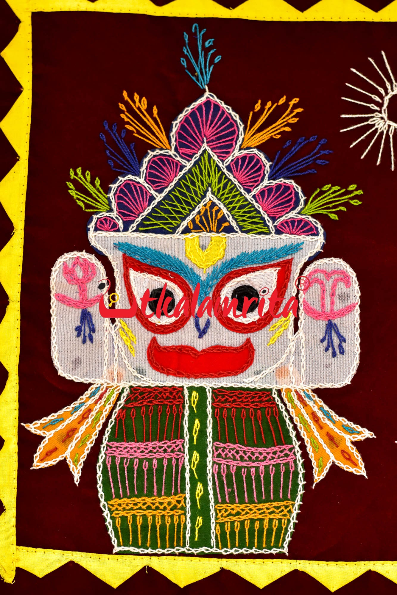 Maroon JBS Applique