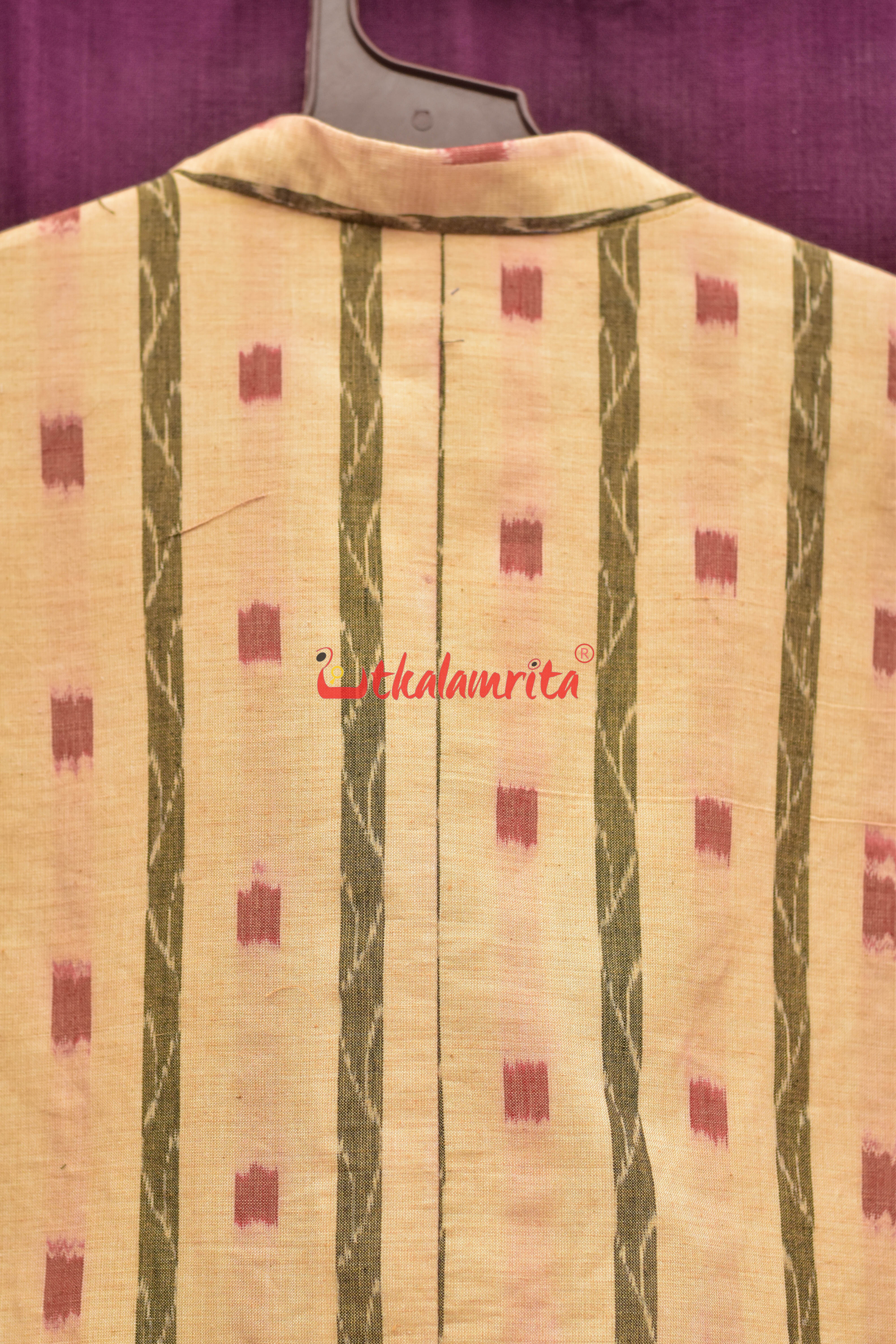 Matha Red Dots Lata Asymmetric (Men's Jacket)