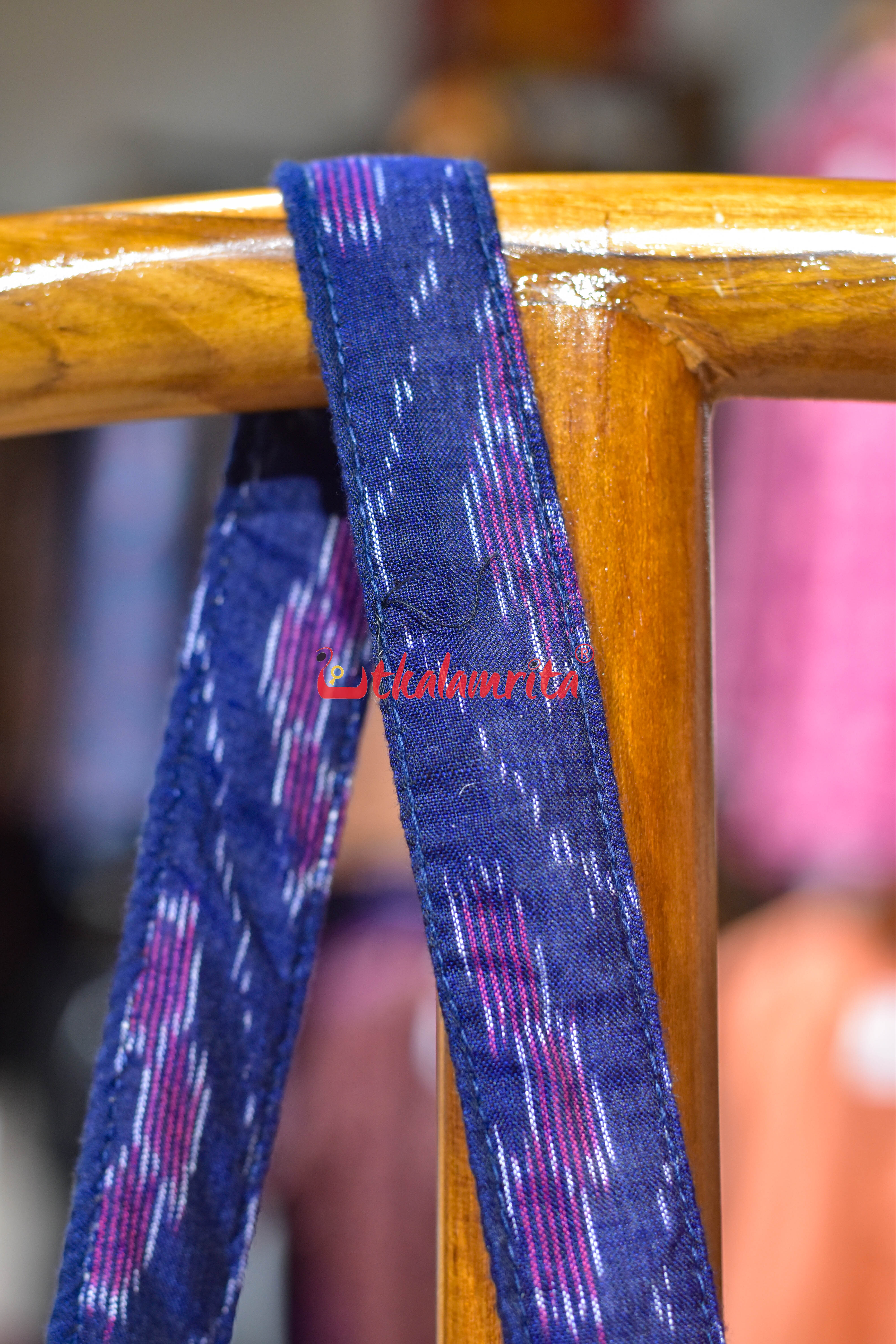 Blue Flower Bandha Small Sling Bag