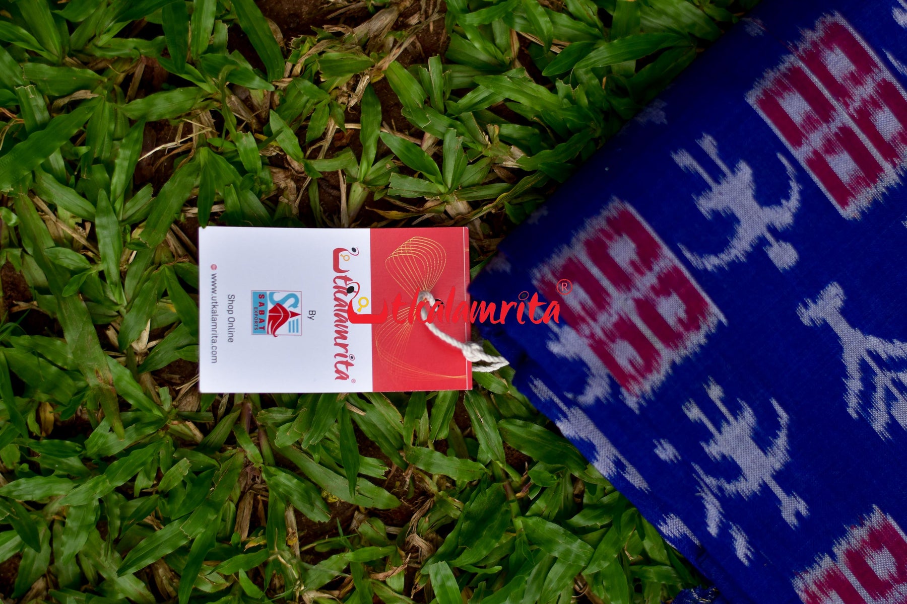 Blue Tribal Jharaka (Fabric)