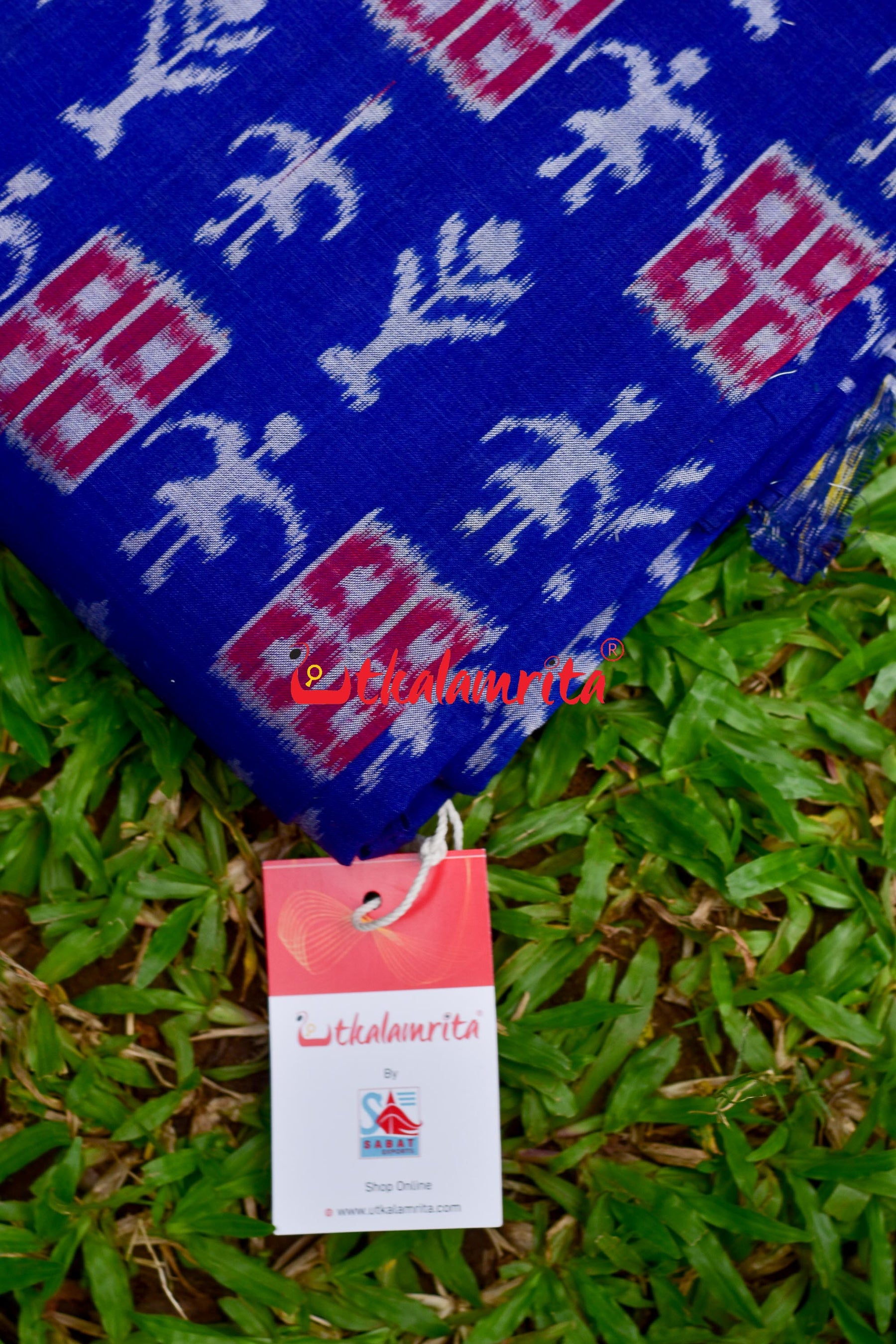 Blue Tribal Jharaka (Fabric)