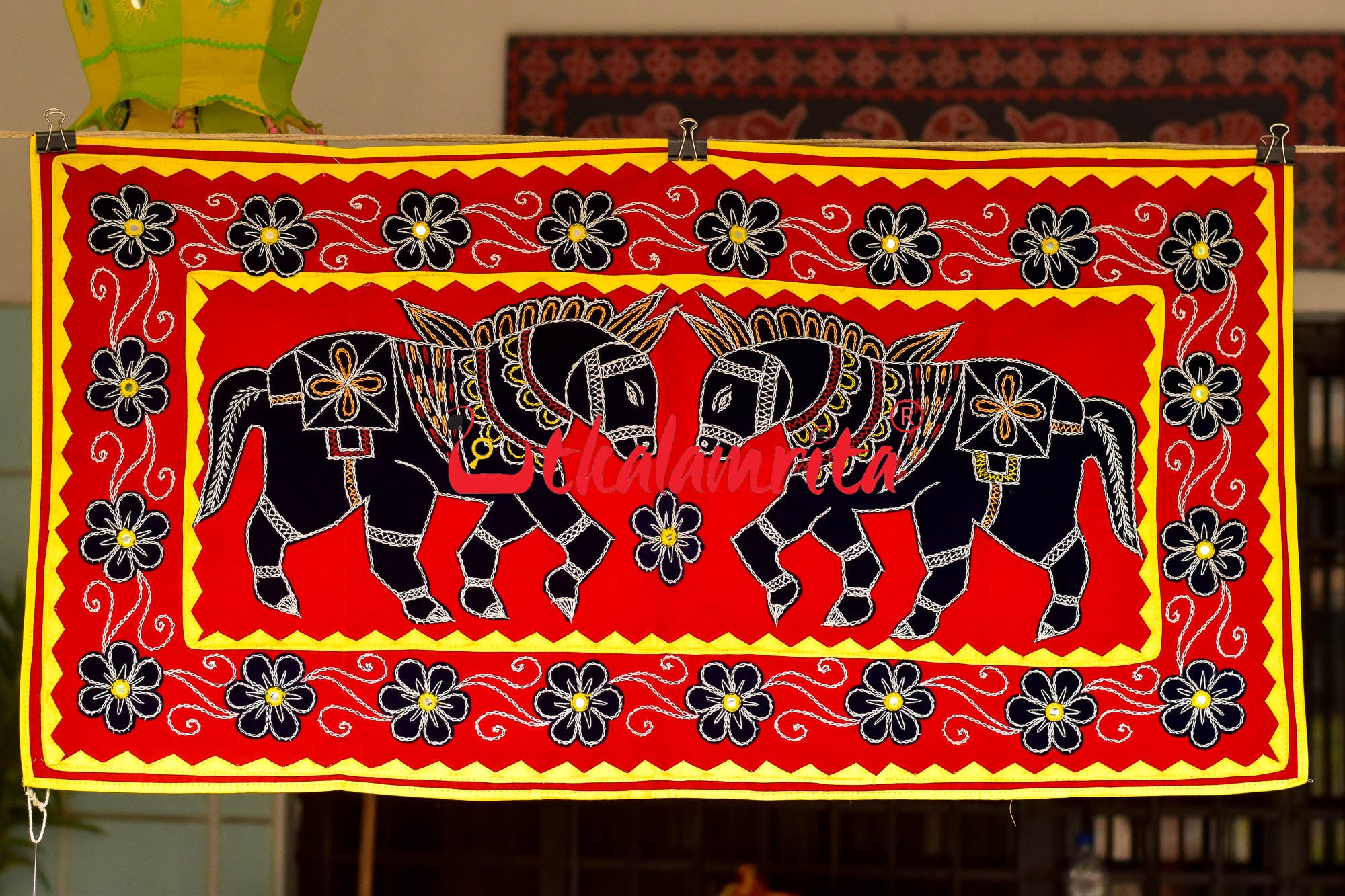 Black Horse Applique