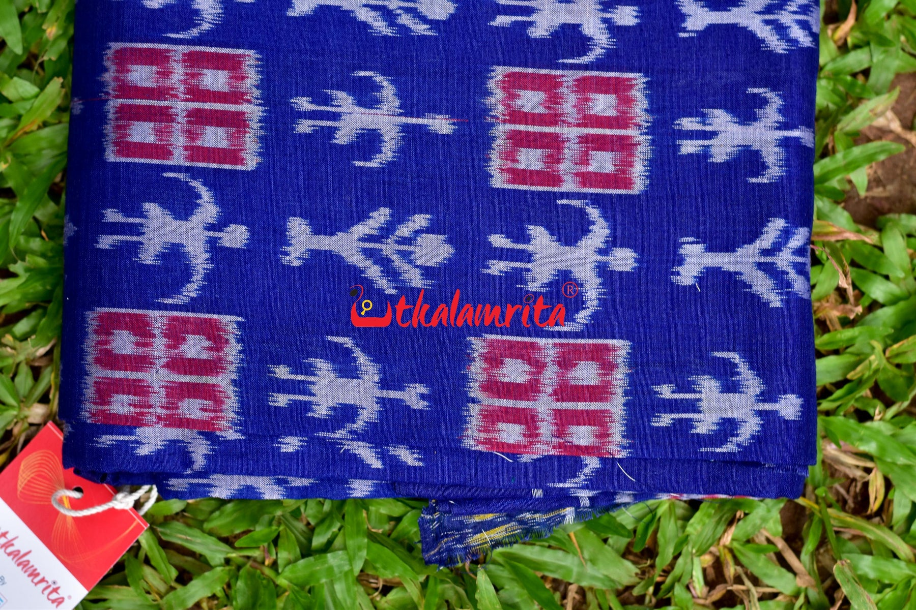 Blue Tribal Jharaka (Fabric)