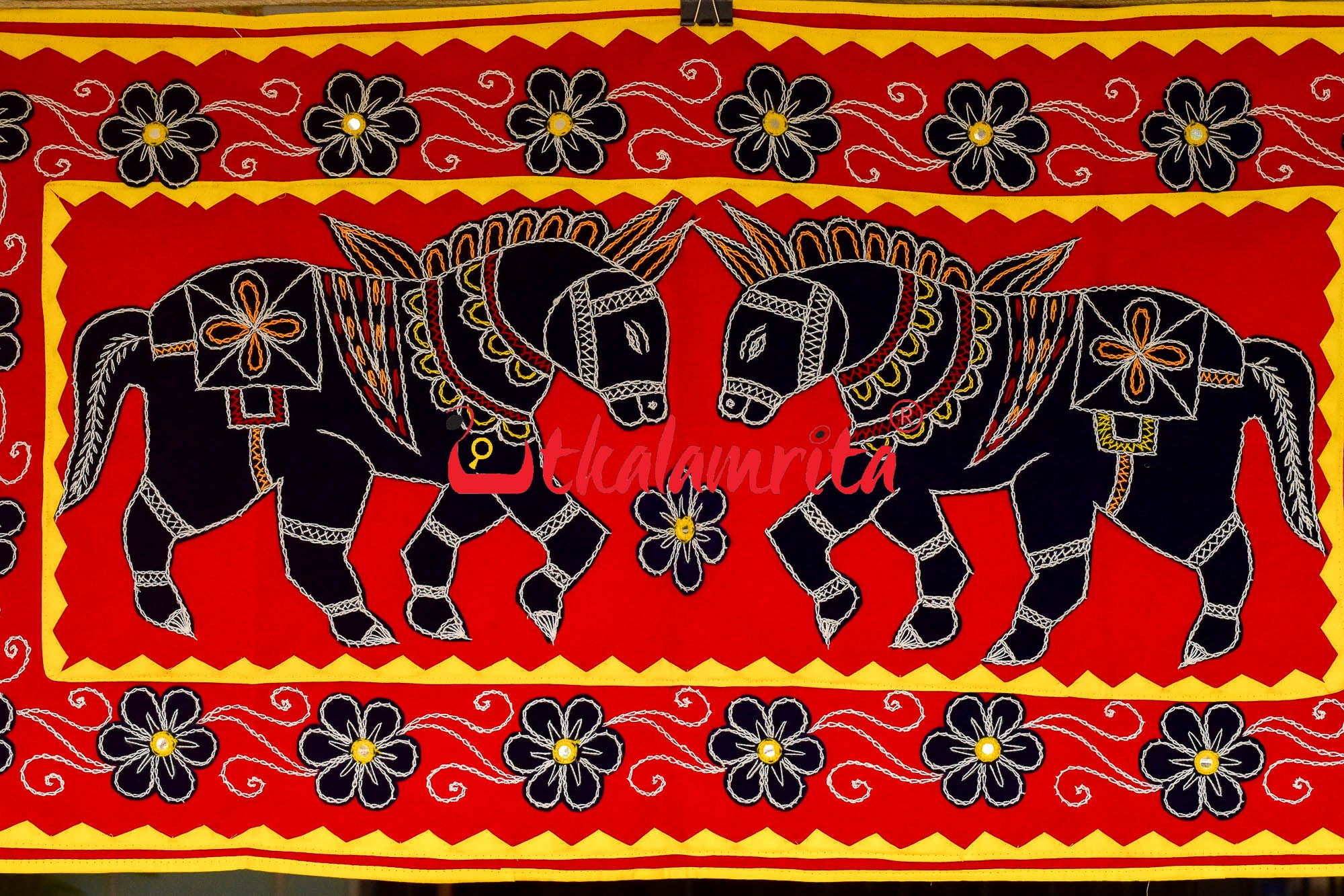 Black Horse Applique