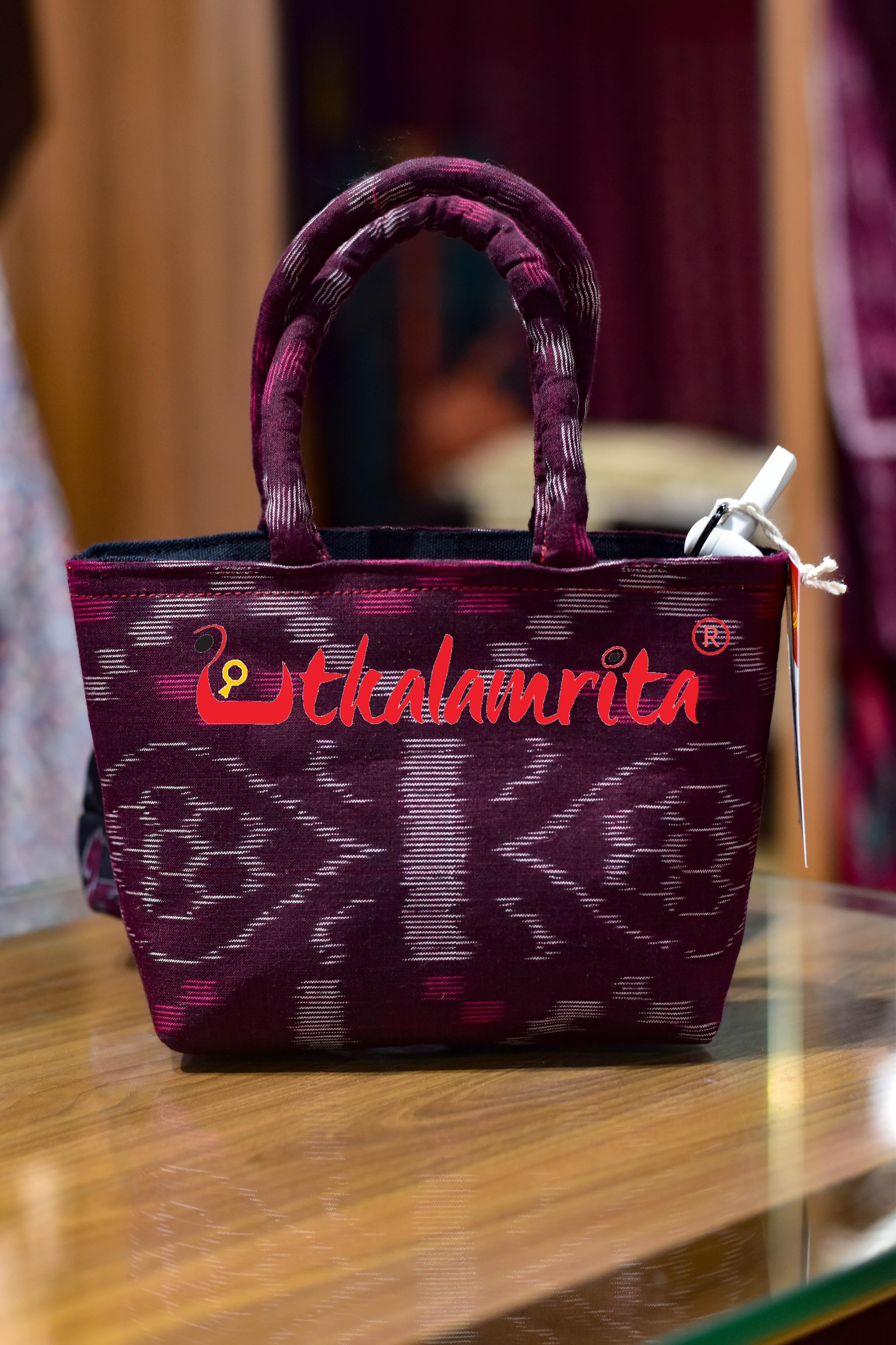 Coffee Tetris Mini Vanity Bag