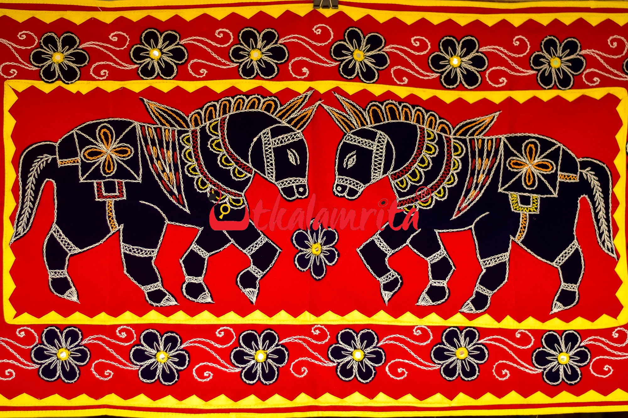 Black Horse Applique