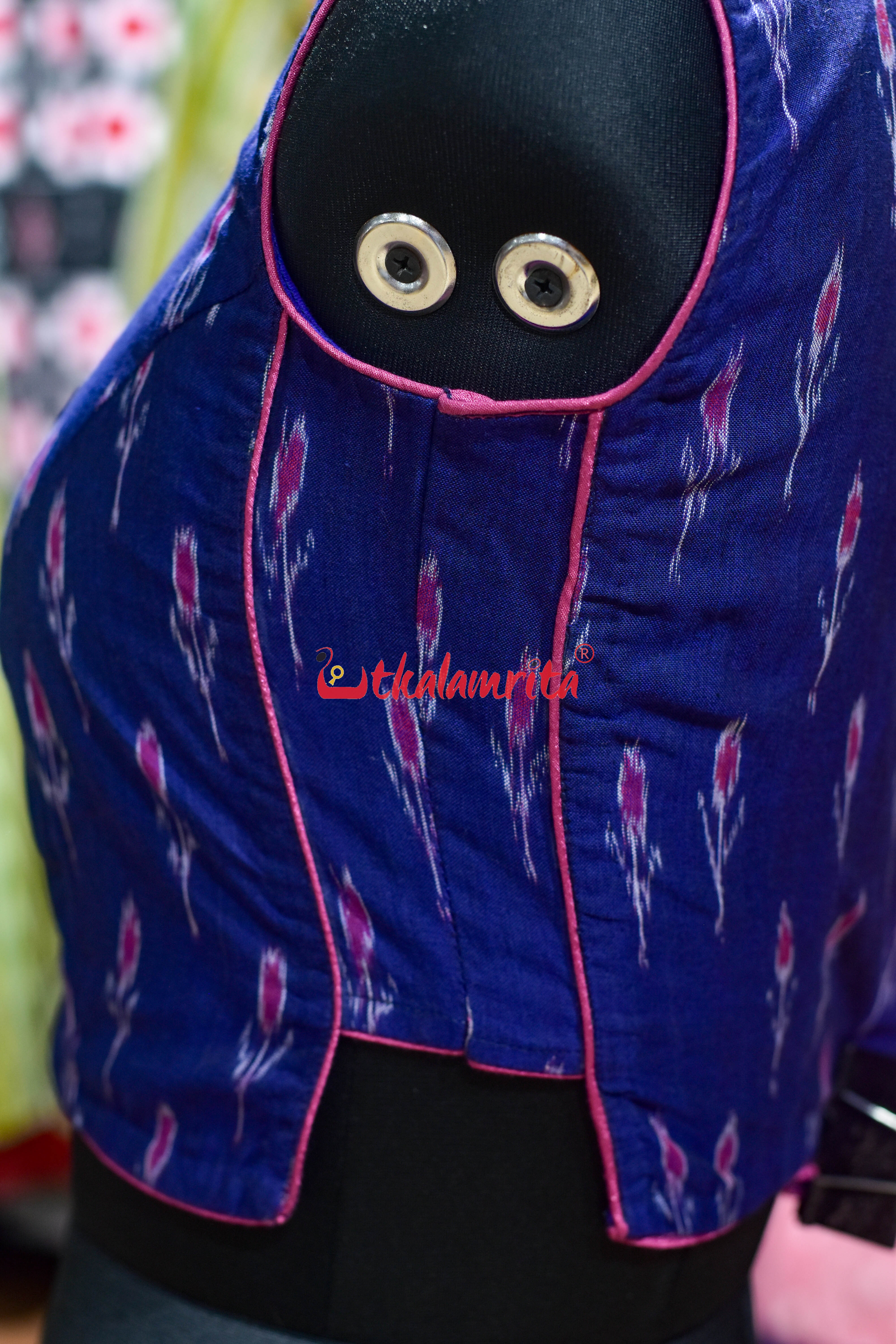 Blue Labanga Bandha Sleeveless (Blouse)