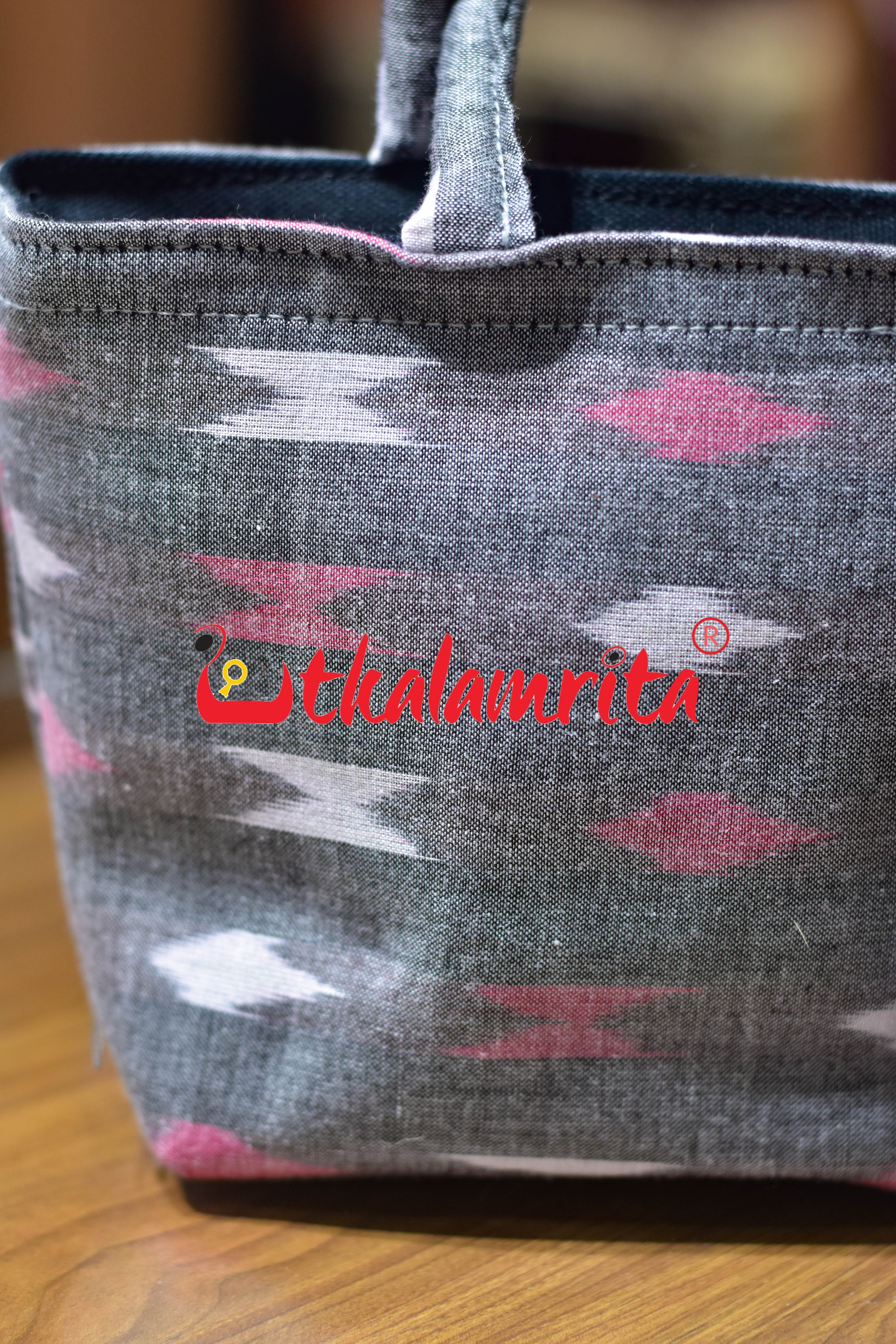Grey Bandha Mini Vanity Bag