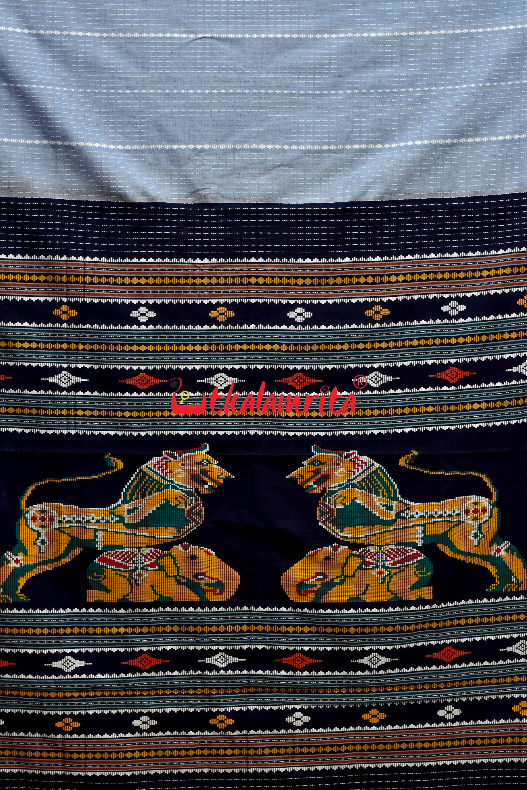 Surf Gaja Singha Dhalapathara Saree
