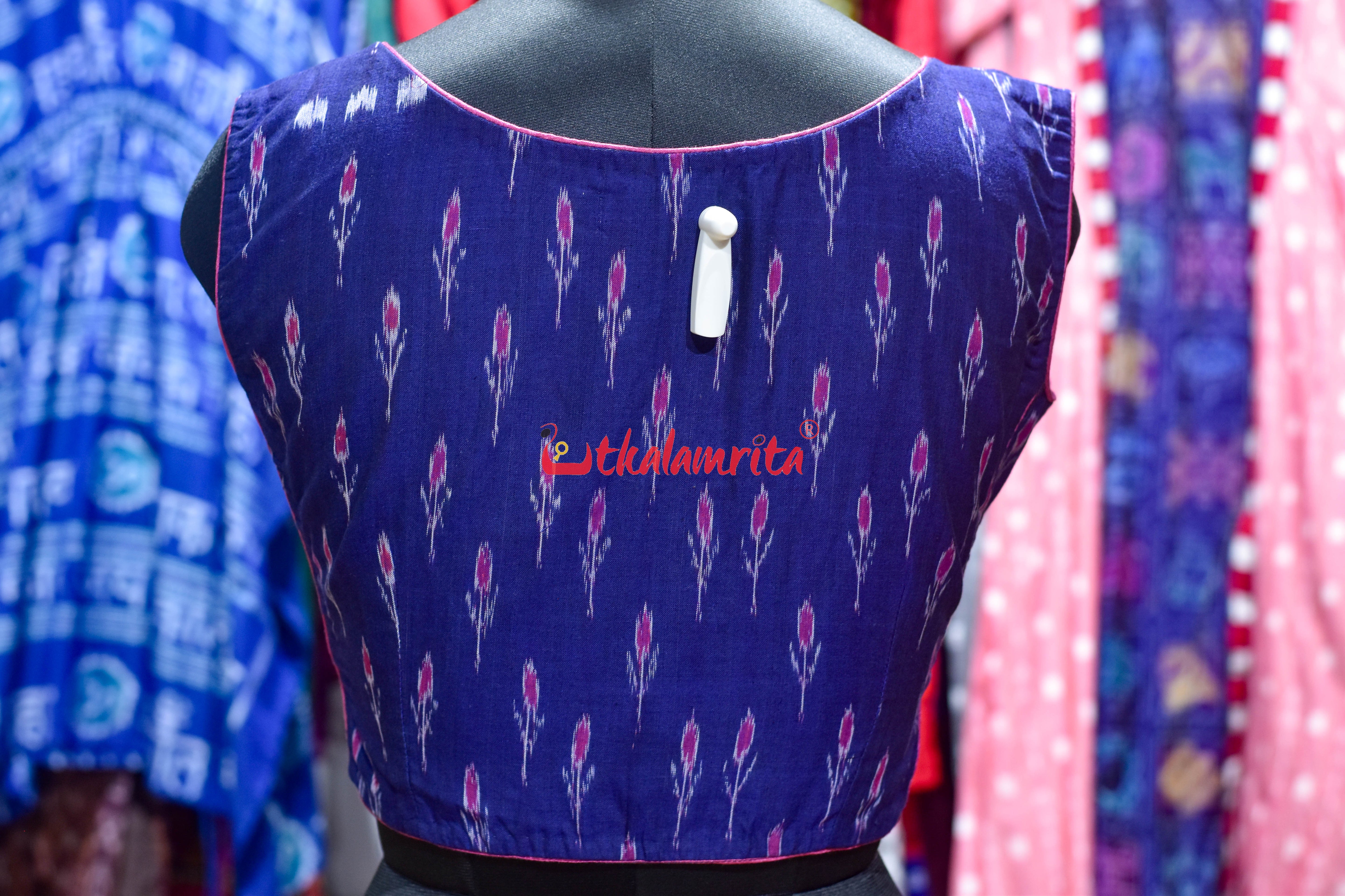 Blue Labanga Bandha Sleeveless (Blouse)