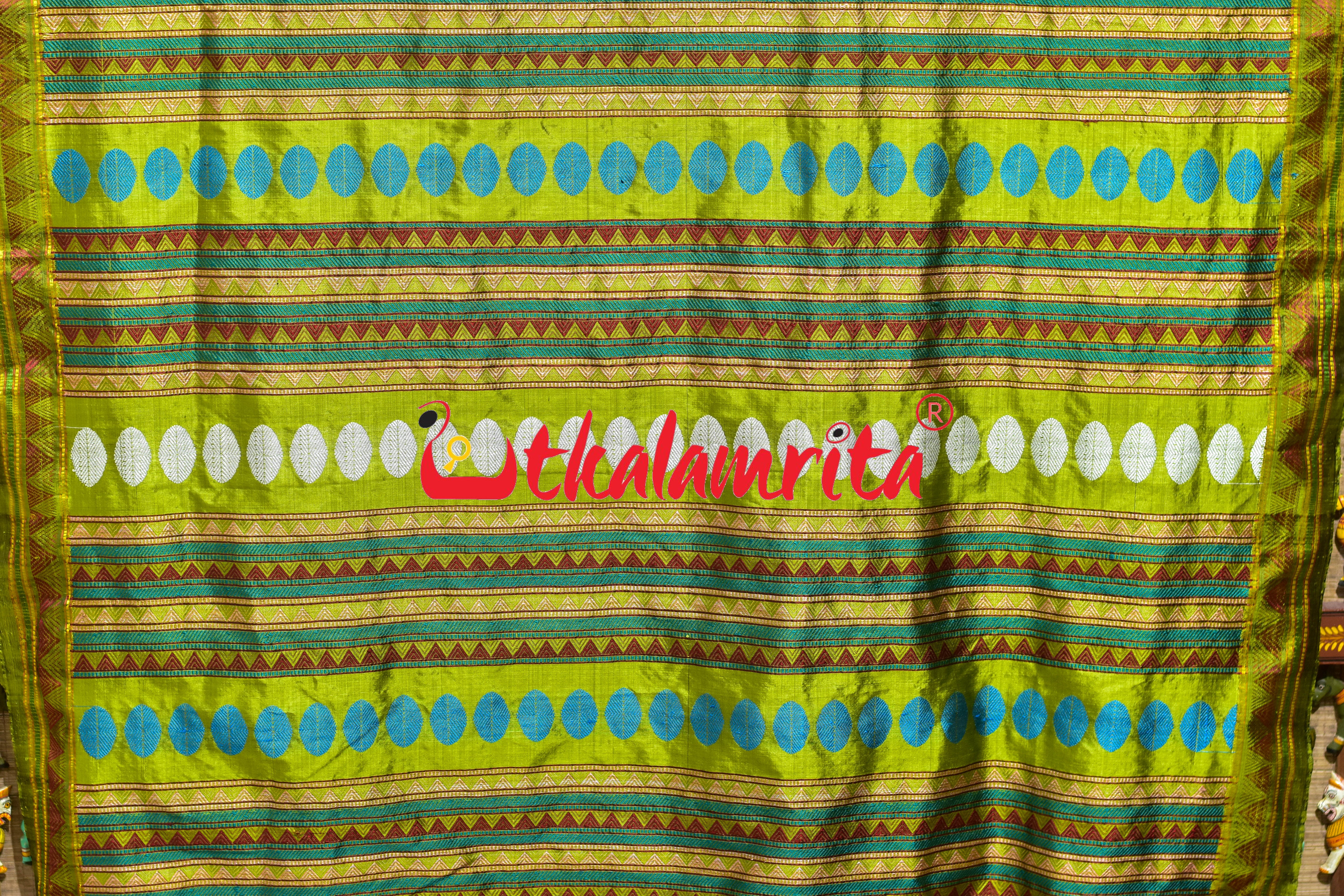 Lemon Dongria Silk Saree