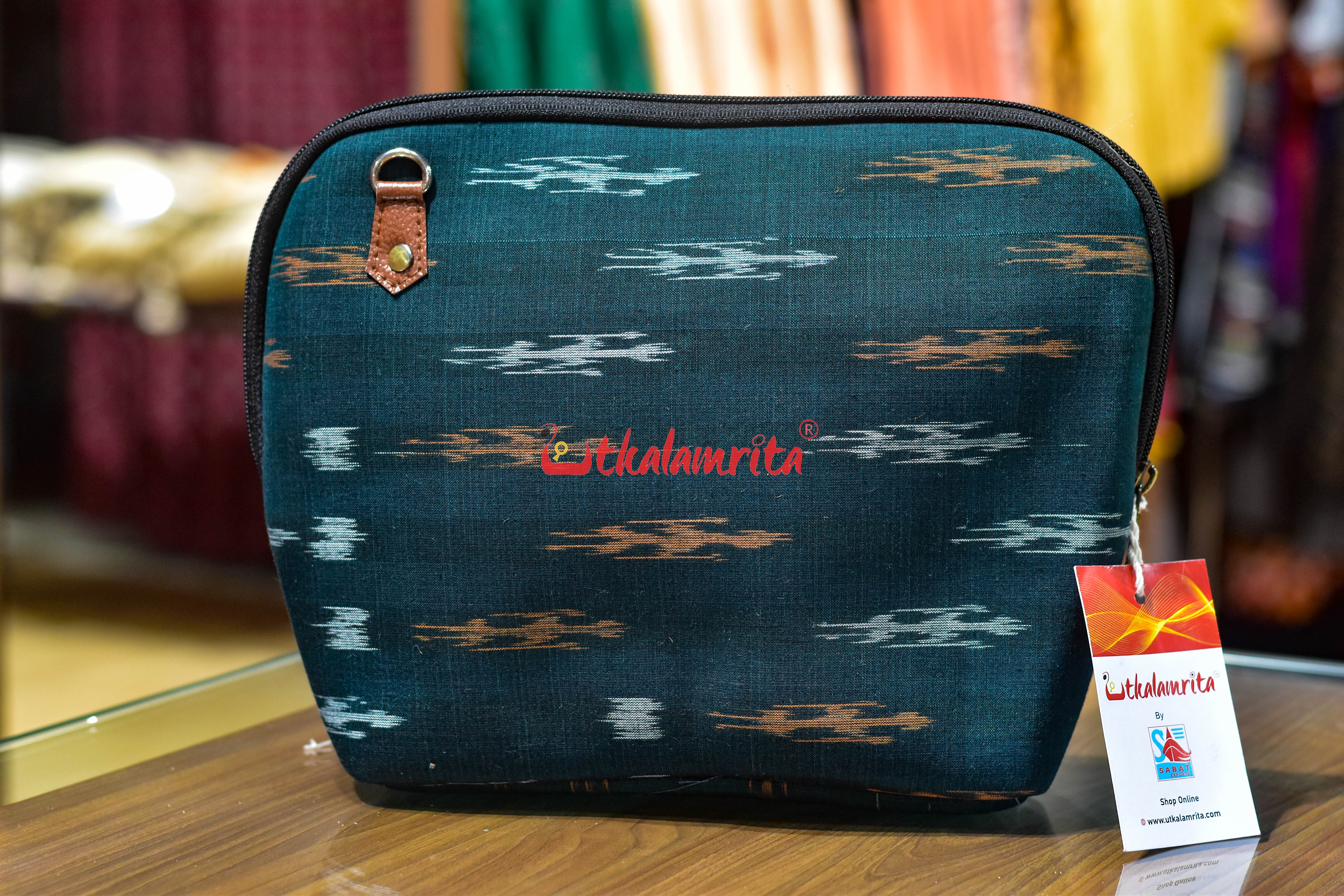 Bottle Green Tribal Big Sling Bag