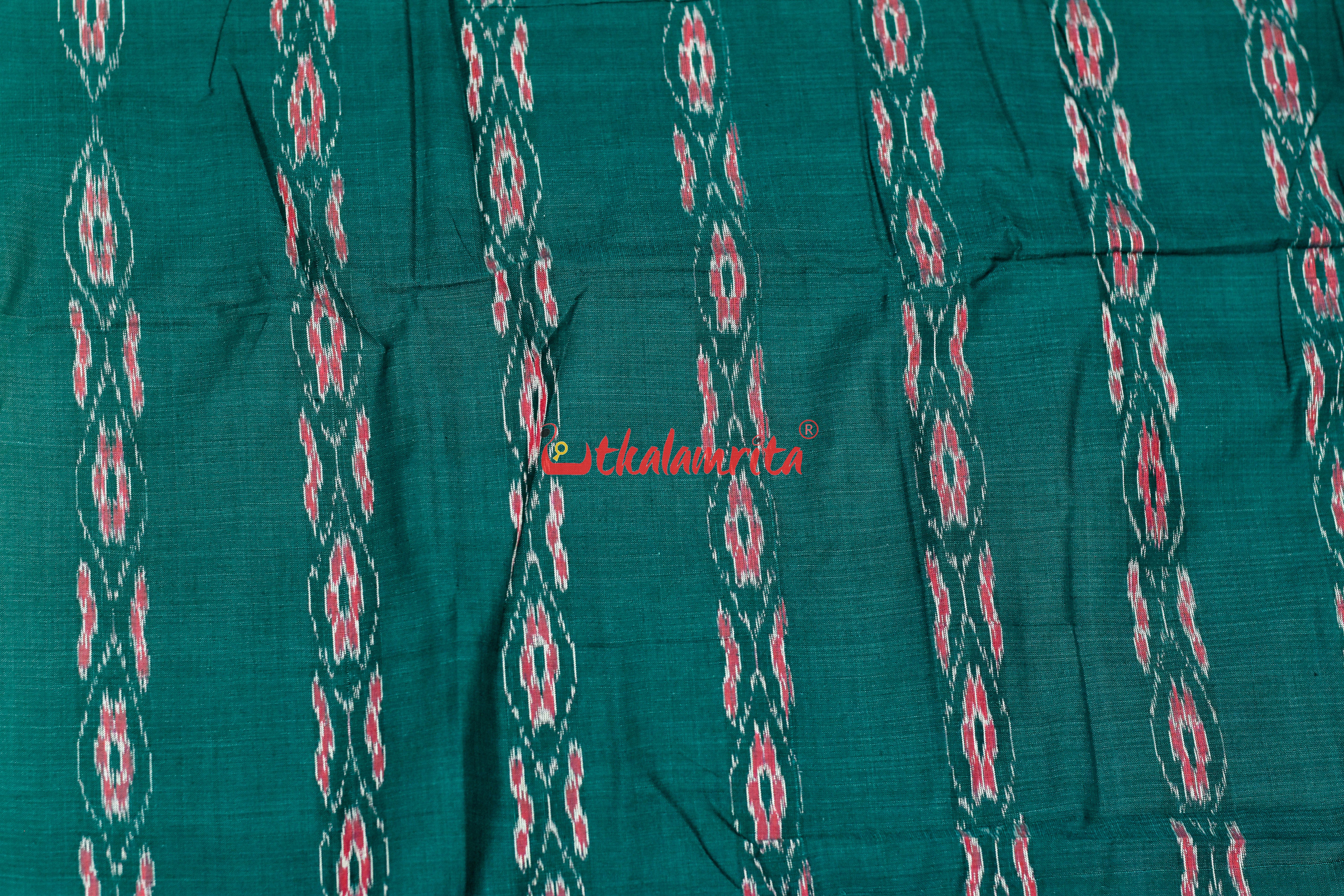 Green Flower Design Cotton (Fabric)