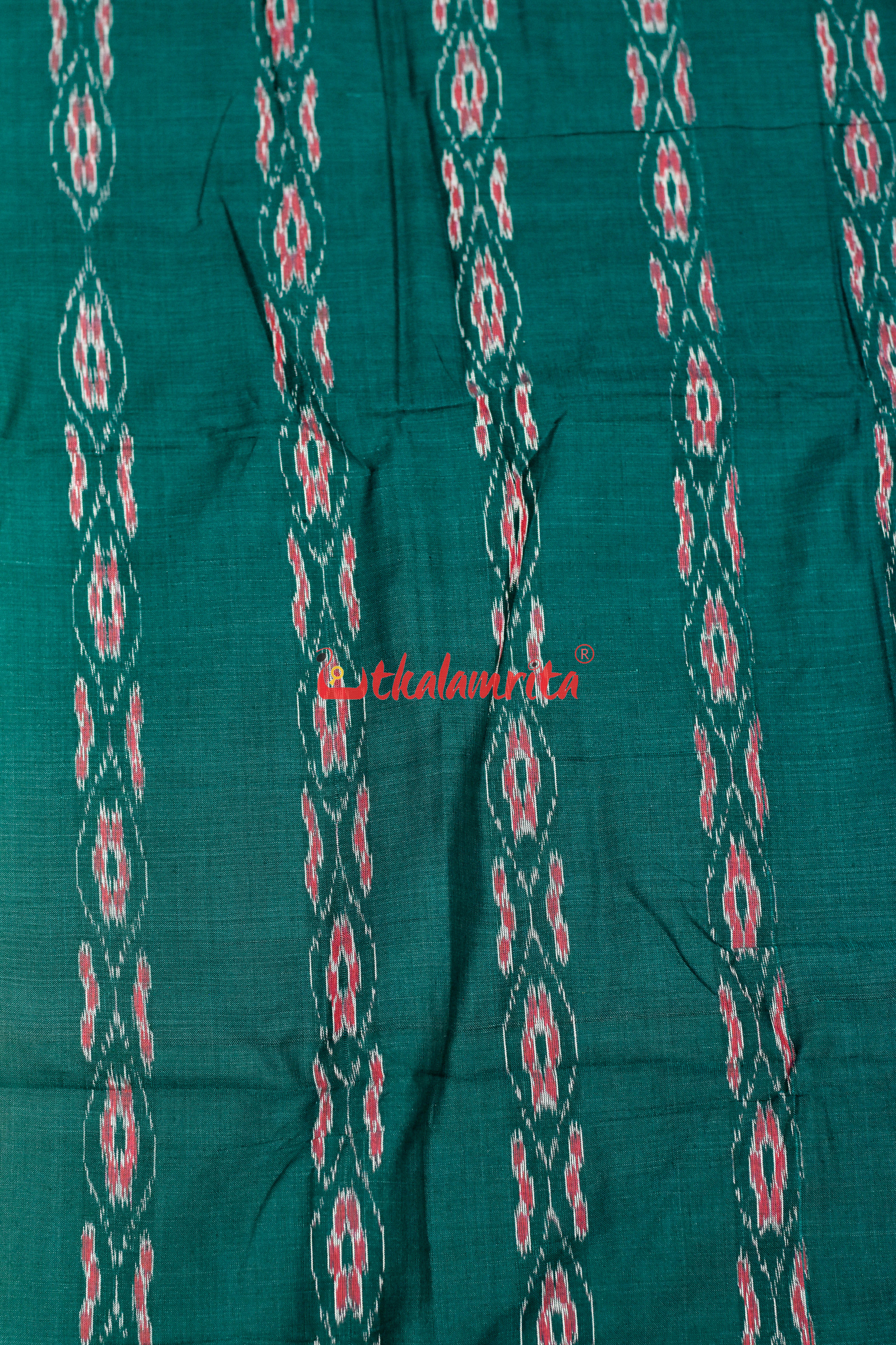 Green Flower Design Cotton (Fabric)