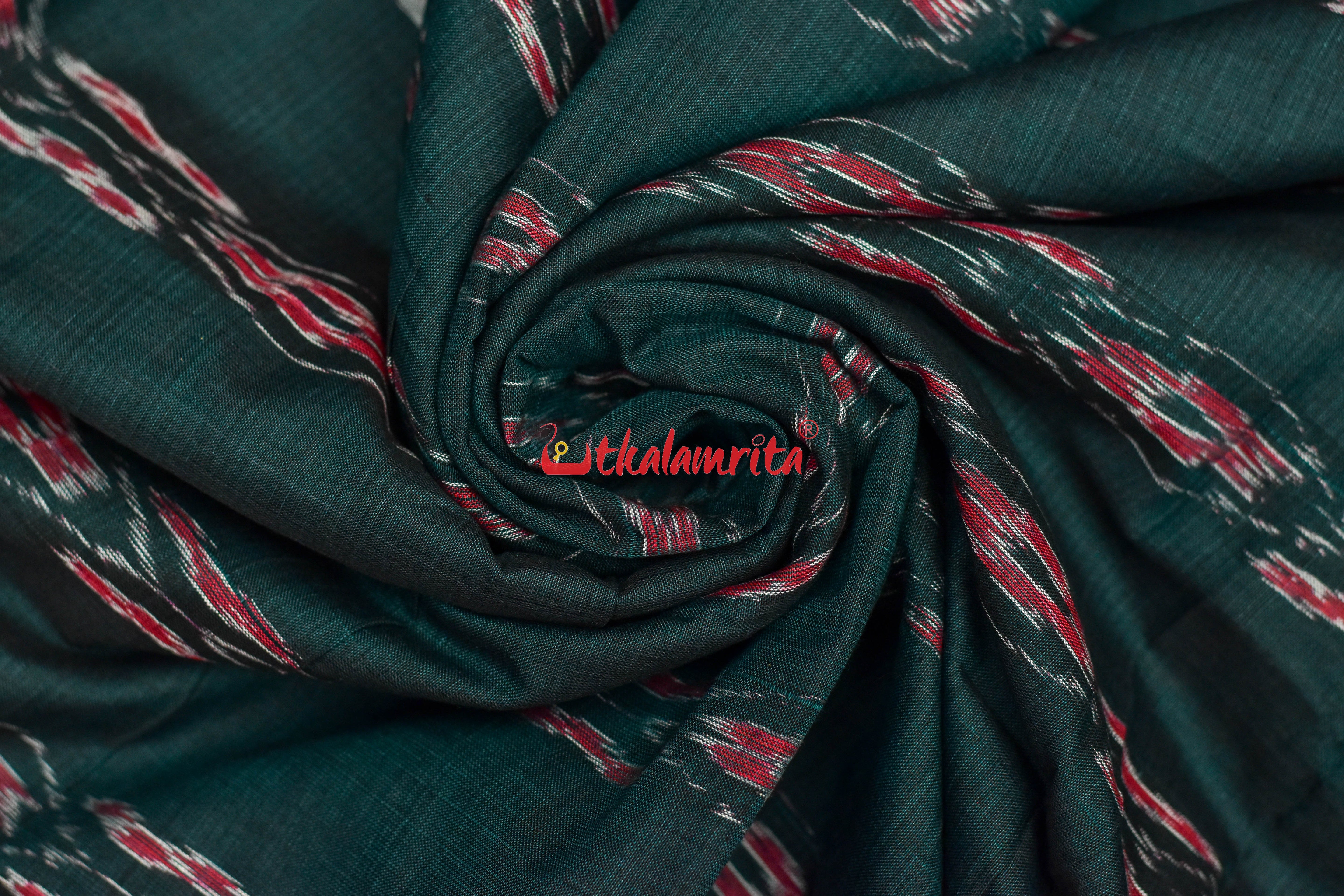 Green Flower Design Cotton (Fabric)
