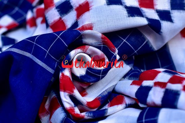 5 Kuthi Sandwiched Pasapali Blue (Fabric)