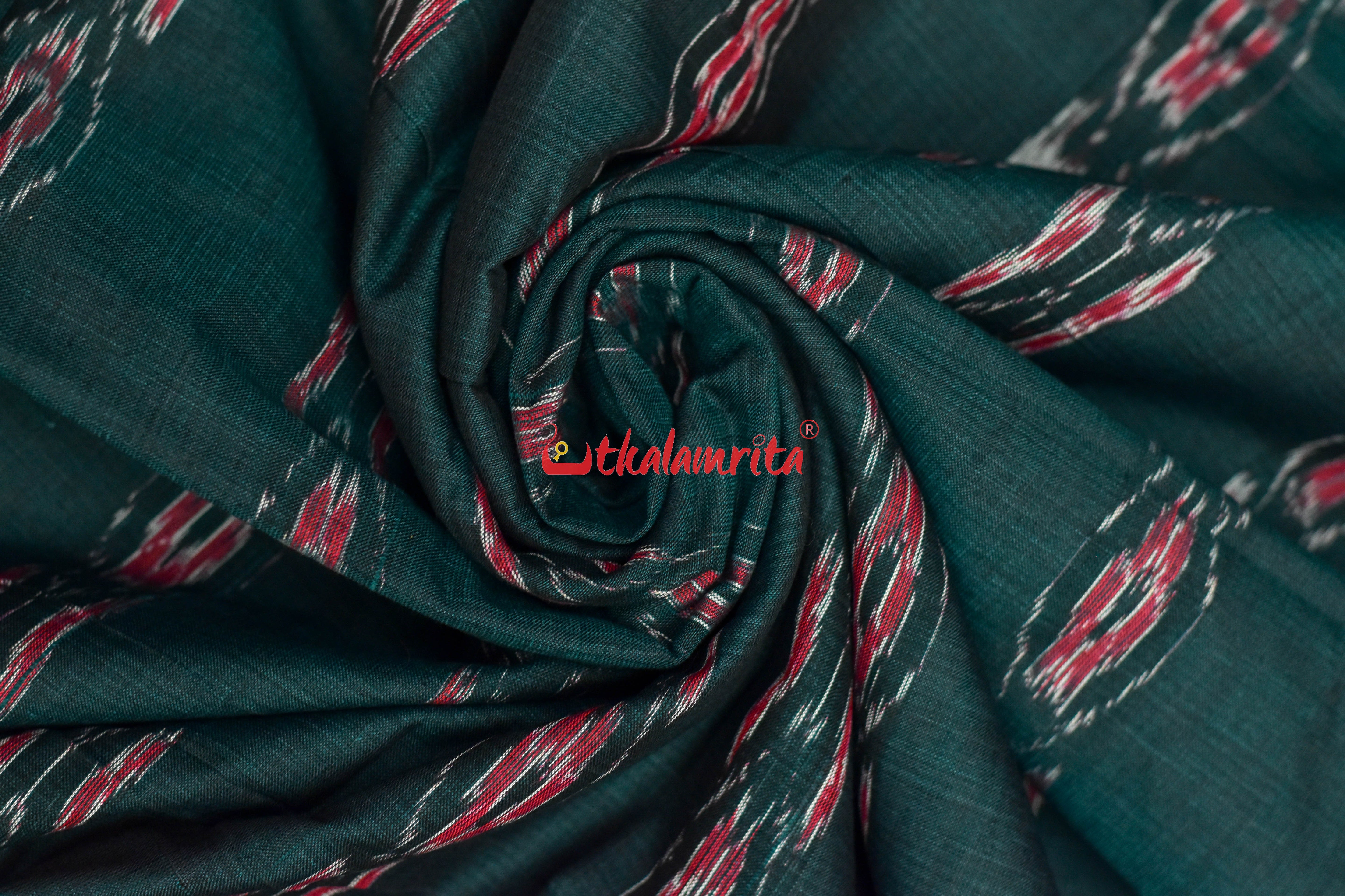 Green Flower Design Cotton (Fabric)