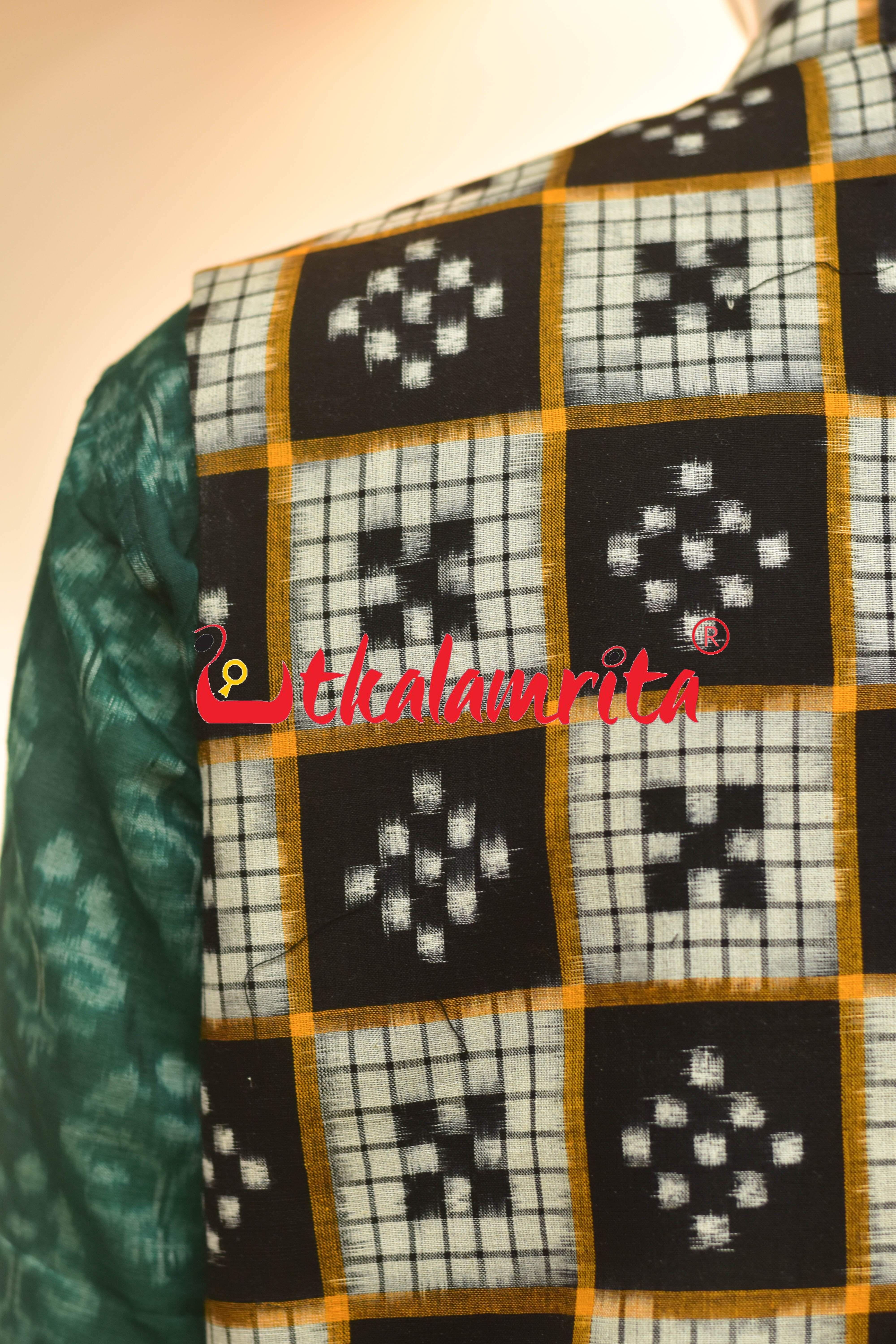 15 Kuthi White Black Pasapali (Modi Jacket)