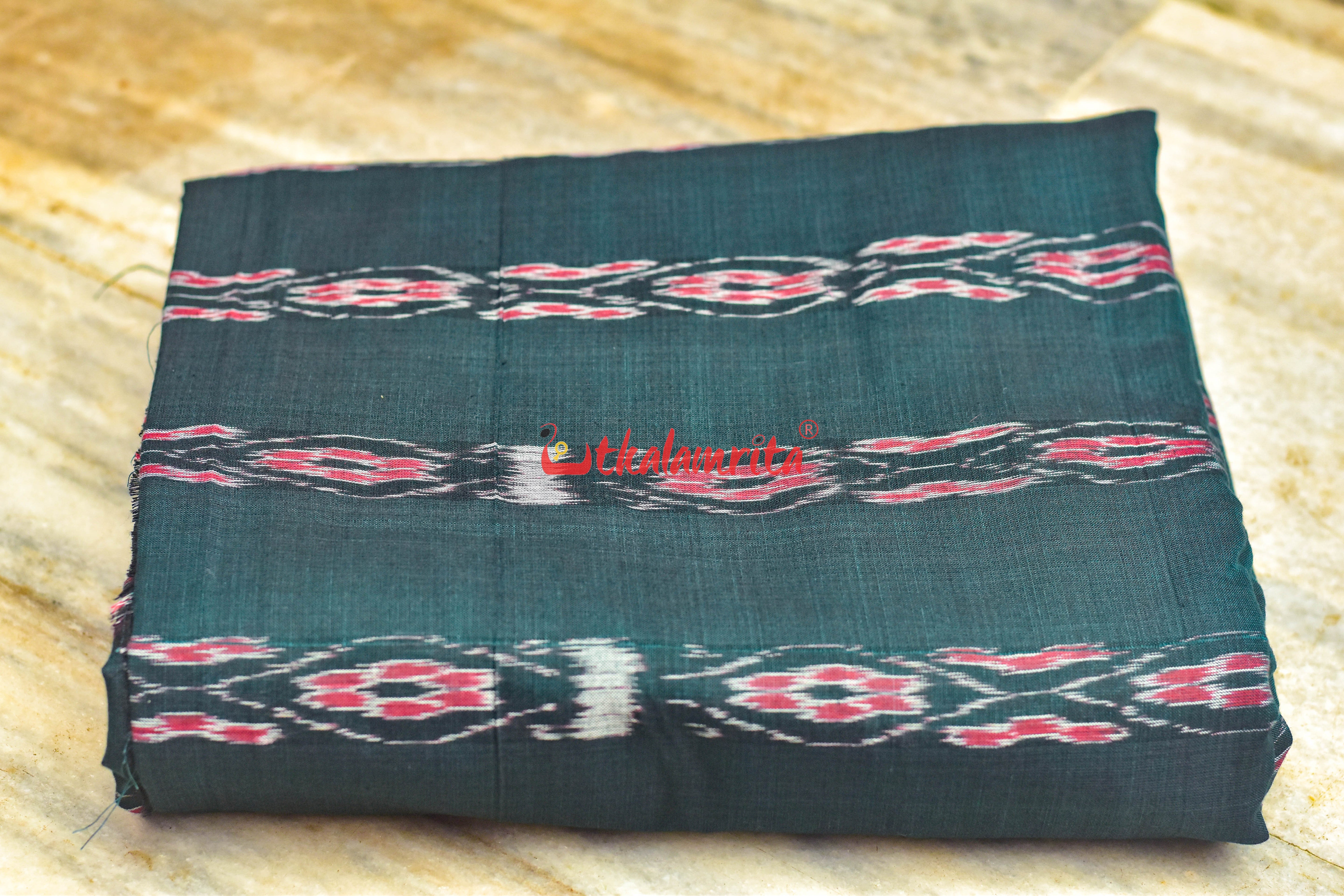 Green Flower Design Cotton (Fabric)