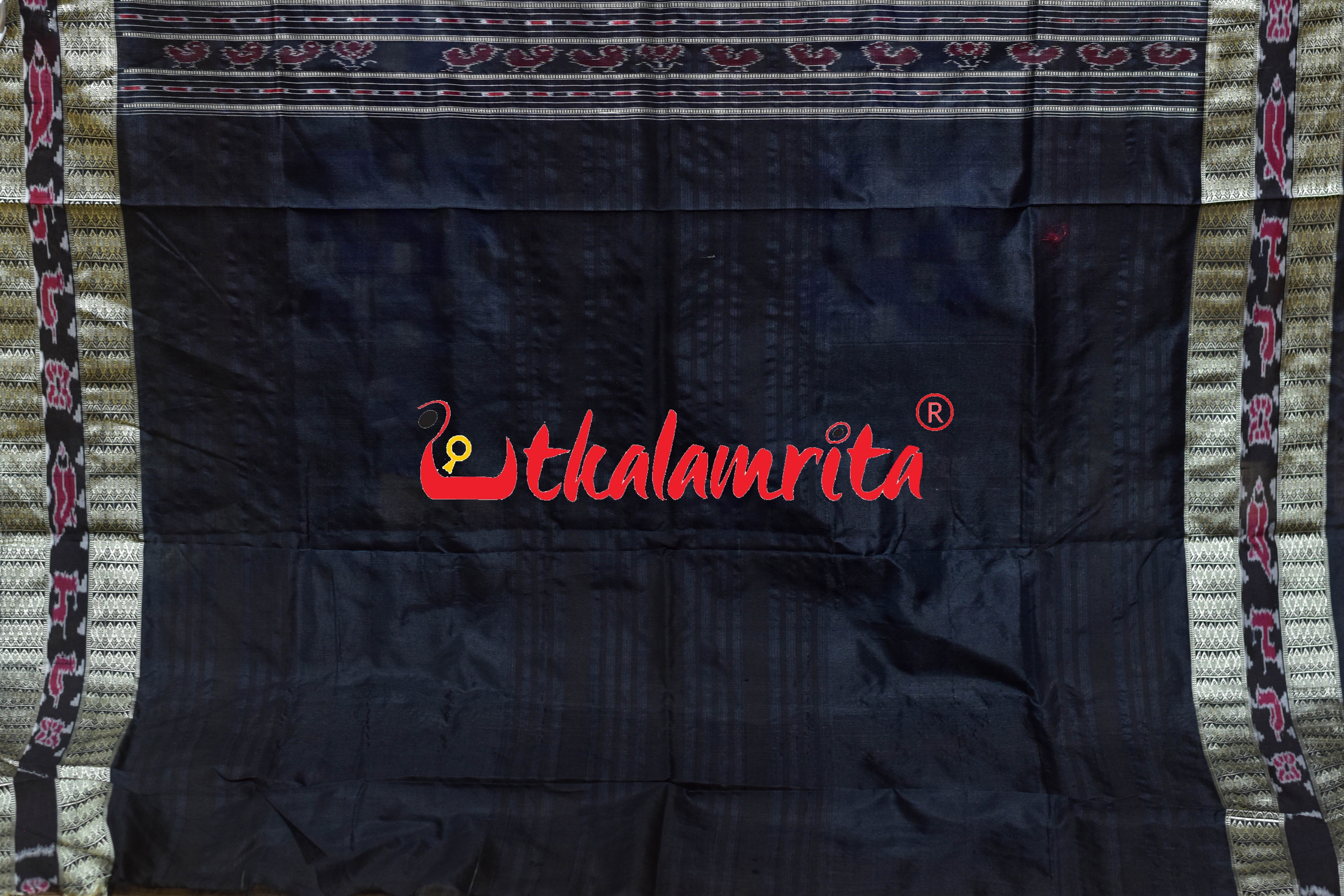 Royal Blue Bichitrapuri Sambalpuri Silk Saree