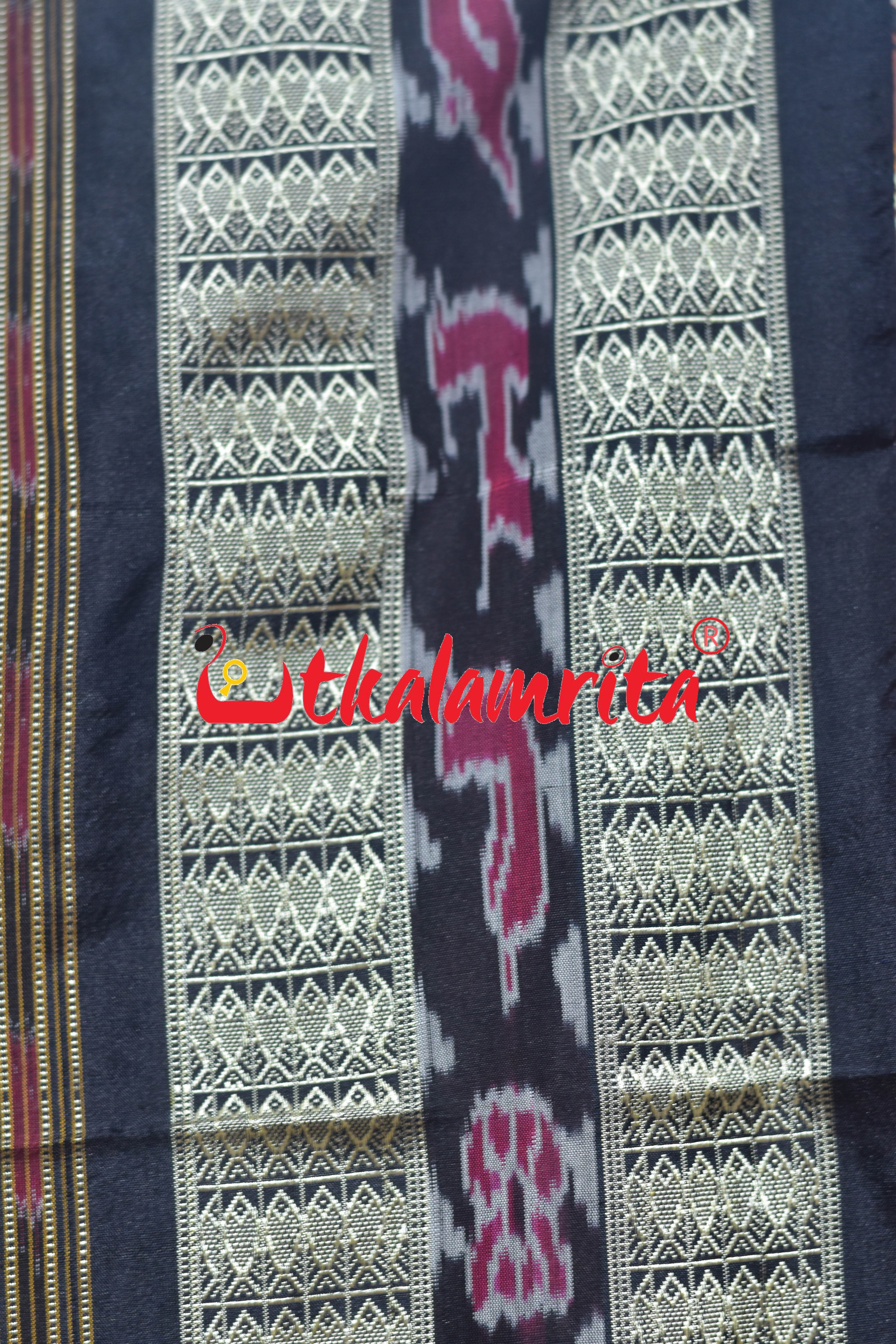 Royal Blue Bichitrapuri Sambalpuri Silk Saree