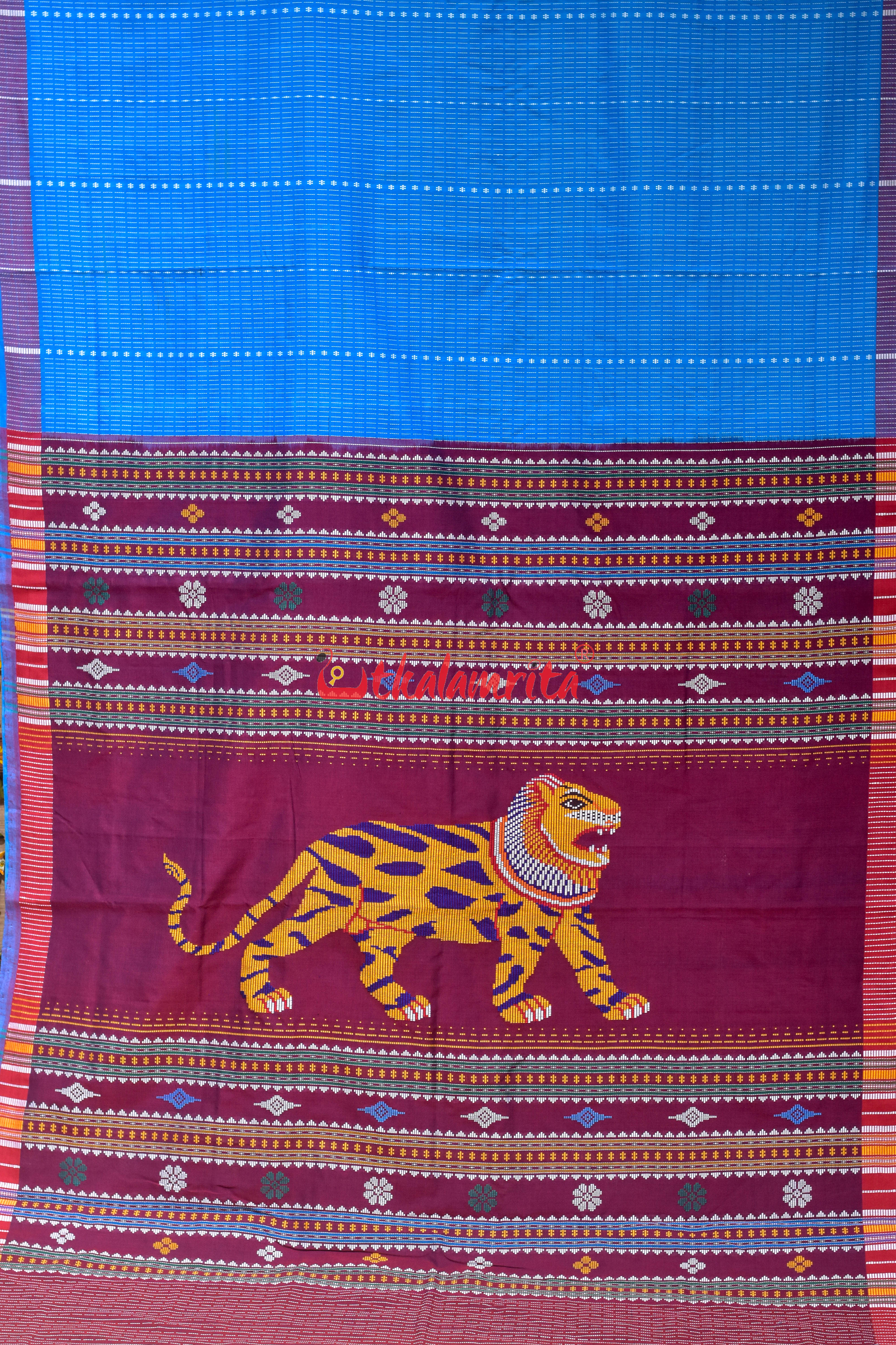 Surf BlueTiger Dhalapathara Cotton Saree