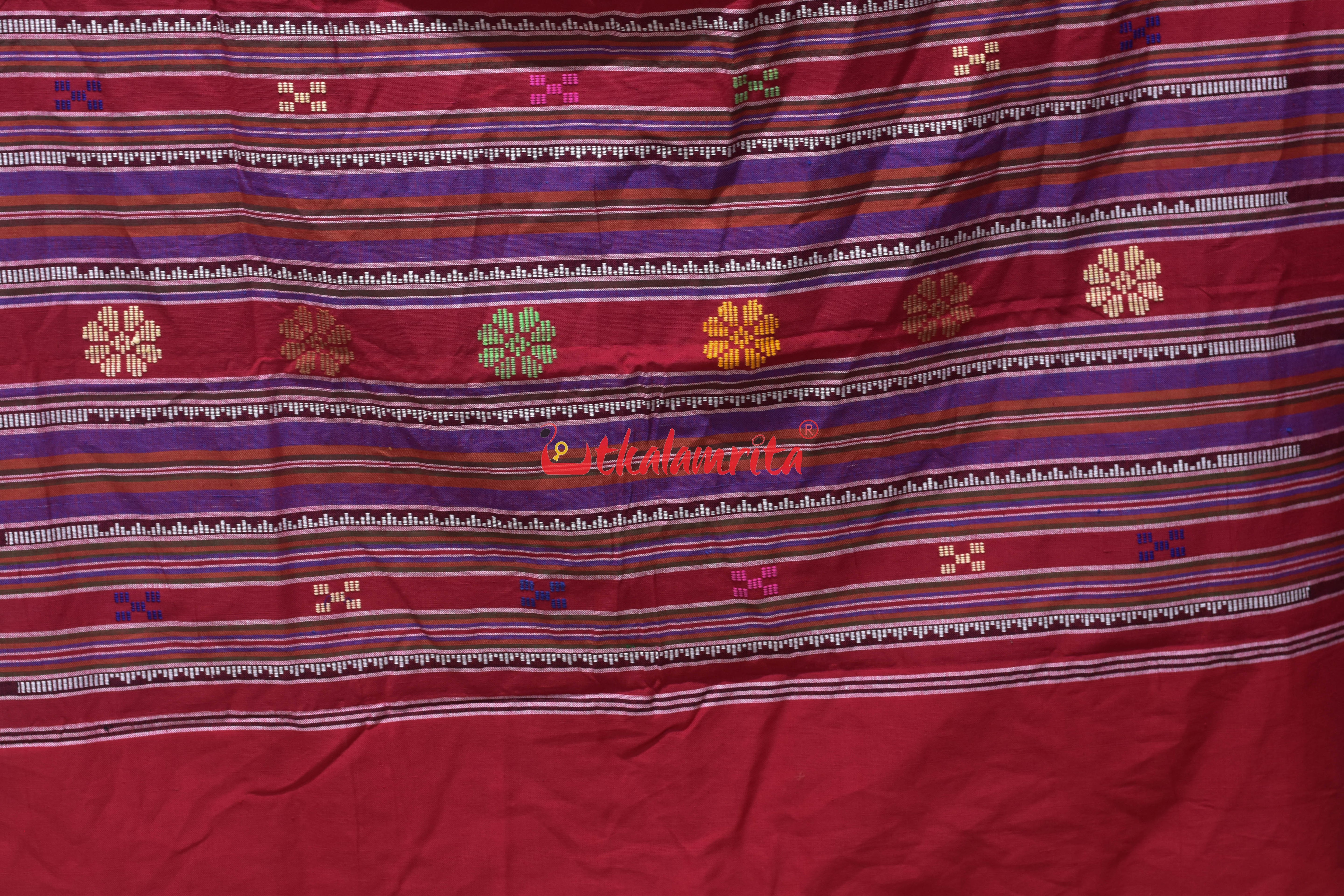 Dhalapathara Red Gacha Kalasa (Curtain)