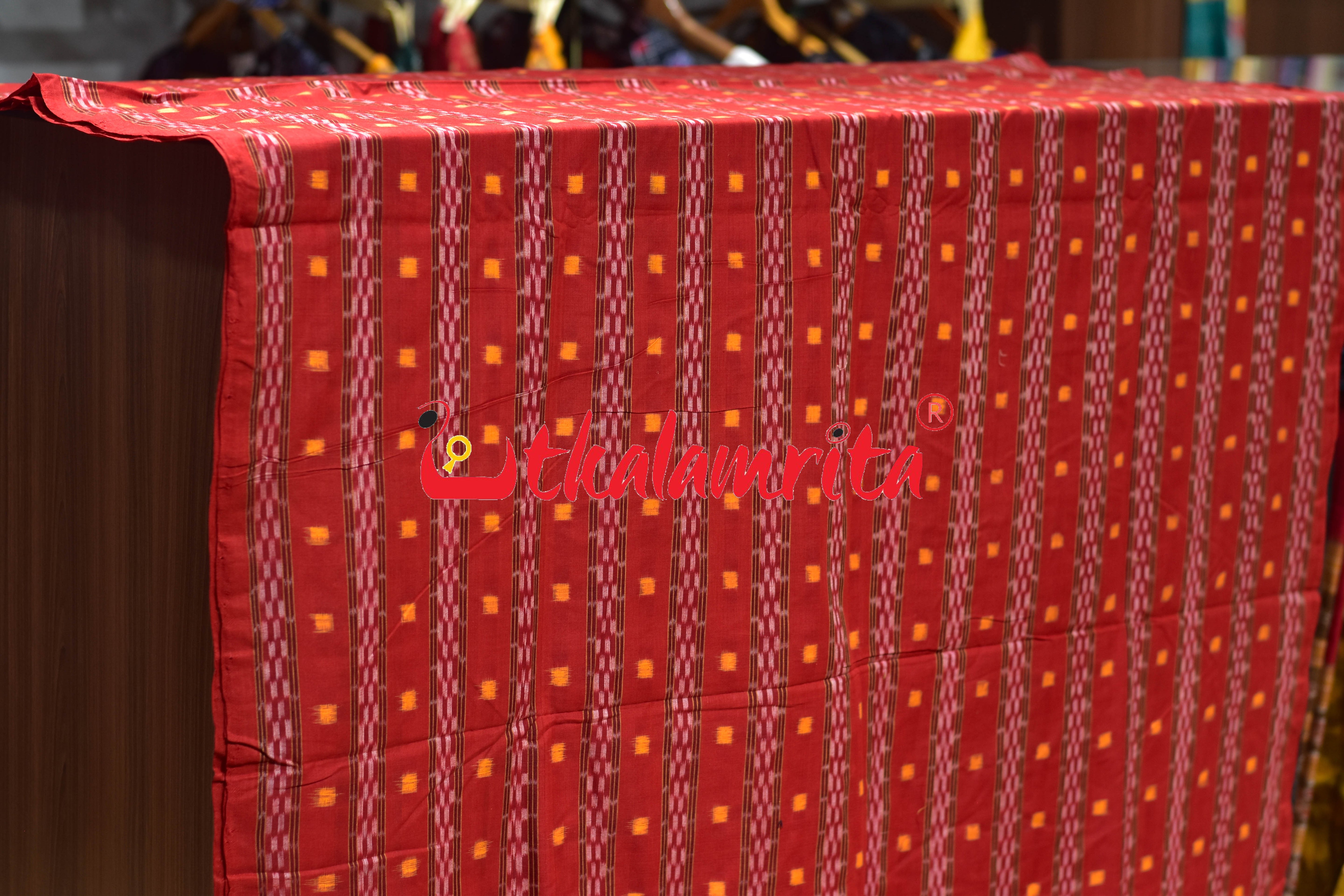 Red Yellow Tipa Pasapali Cotton (Fabric)