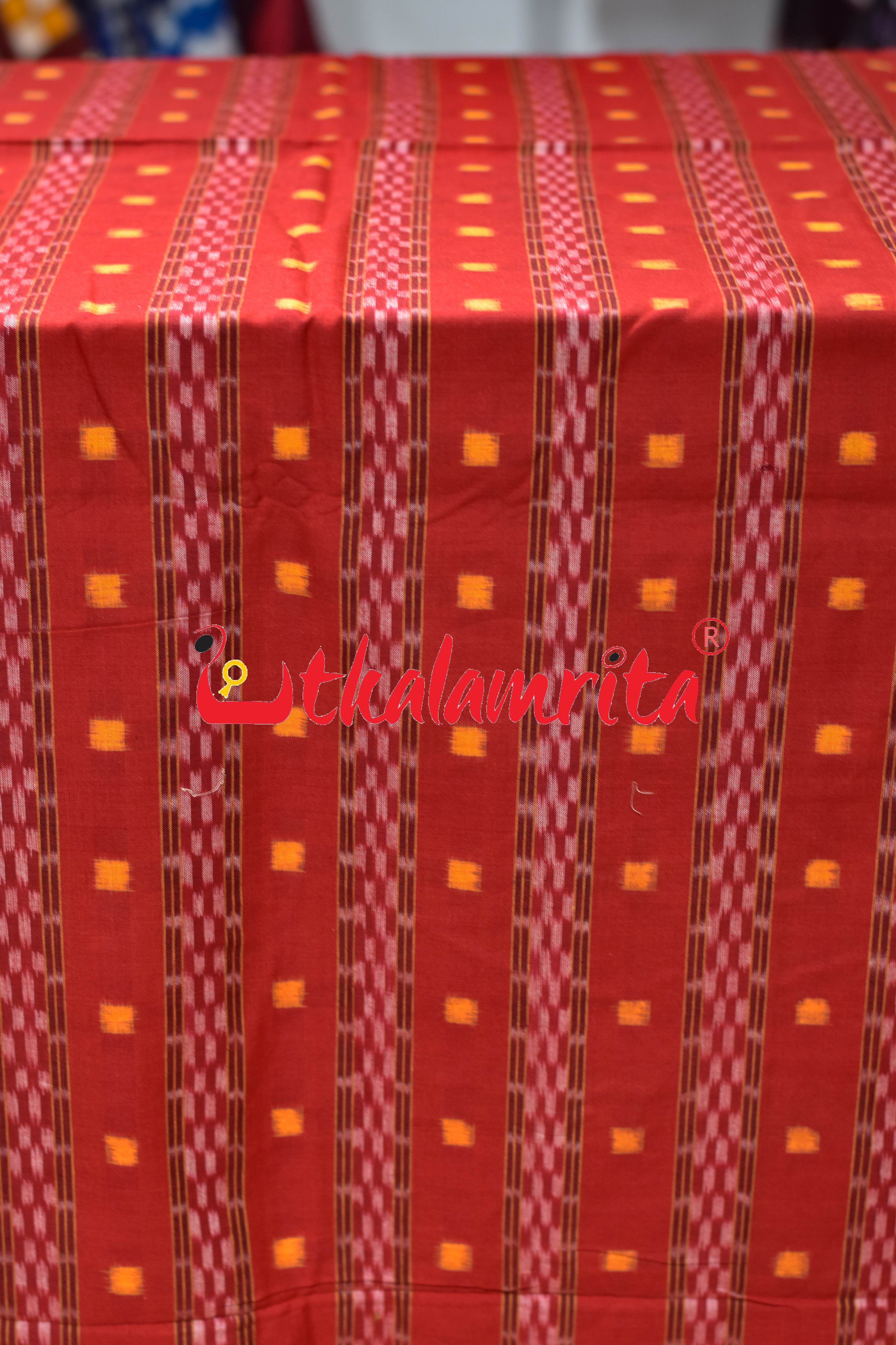 Red Yellow Tipa Pasapali Cotton (Fabric)