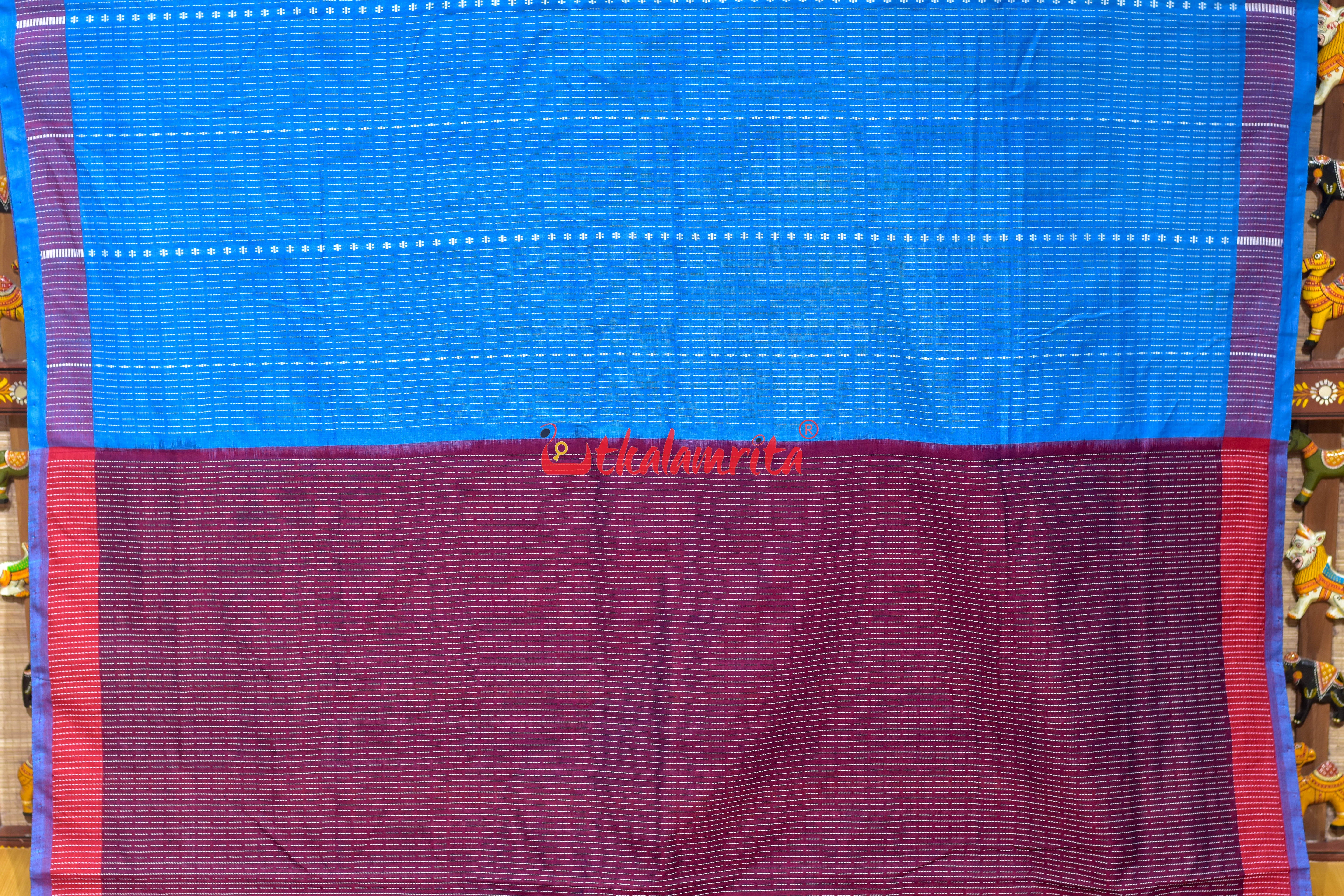 Surf BlueTiger Dhalapathara Cotton Saree