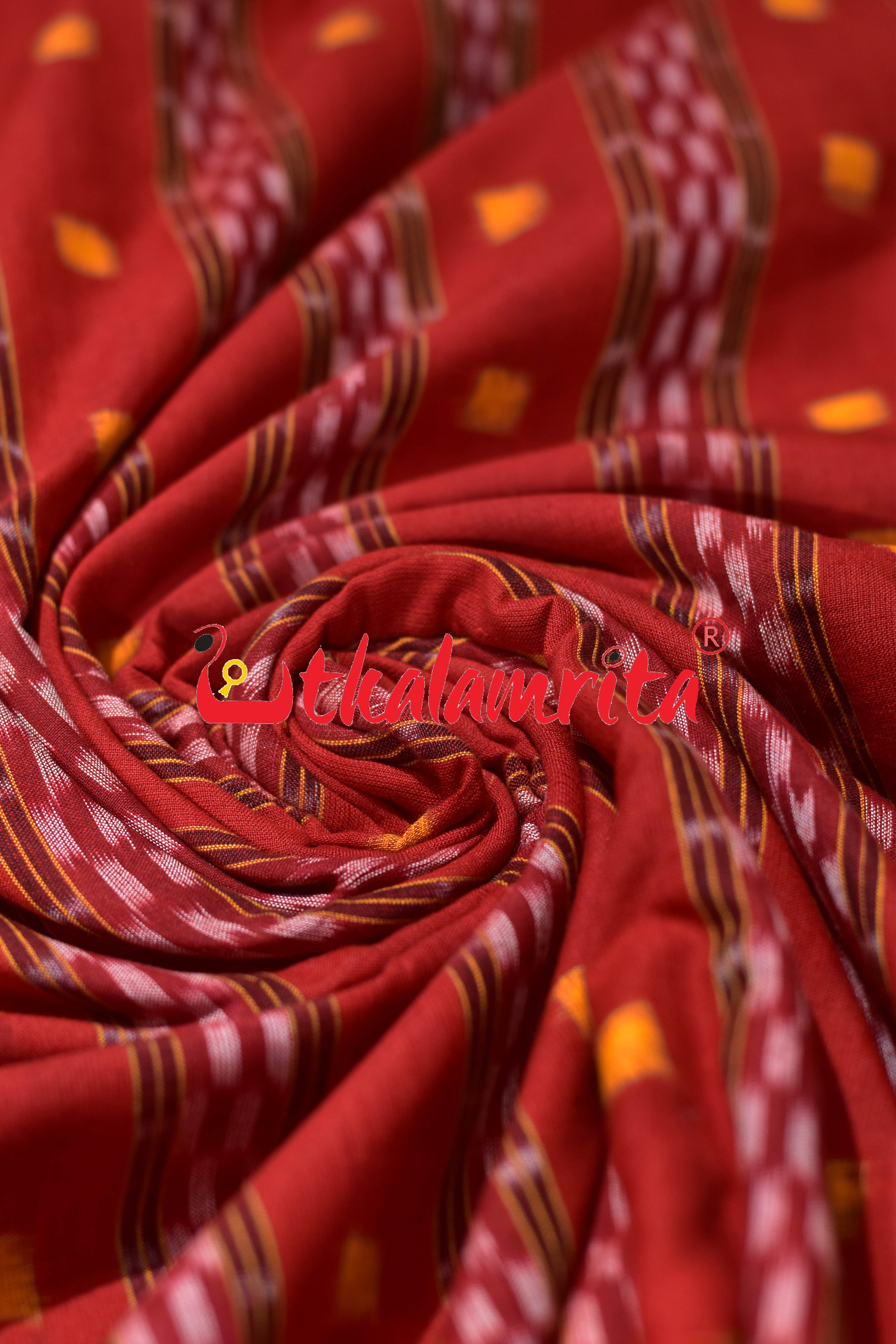 Red Yellow Tipa Pasapali Cotton (Fabric)