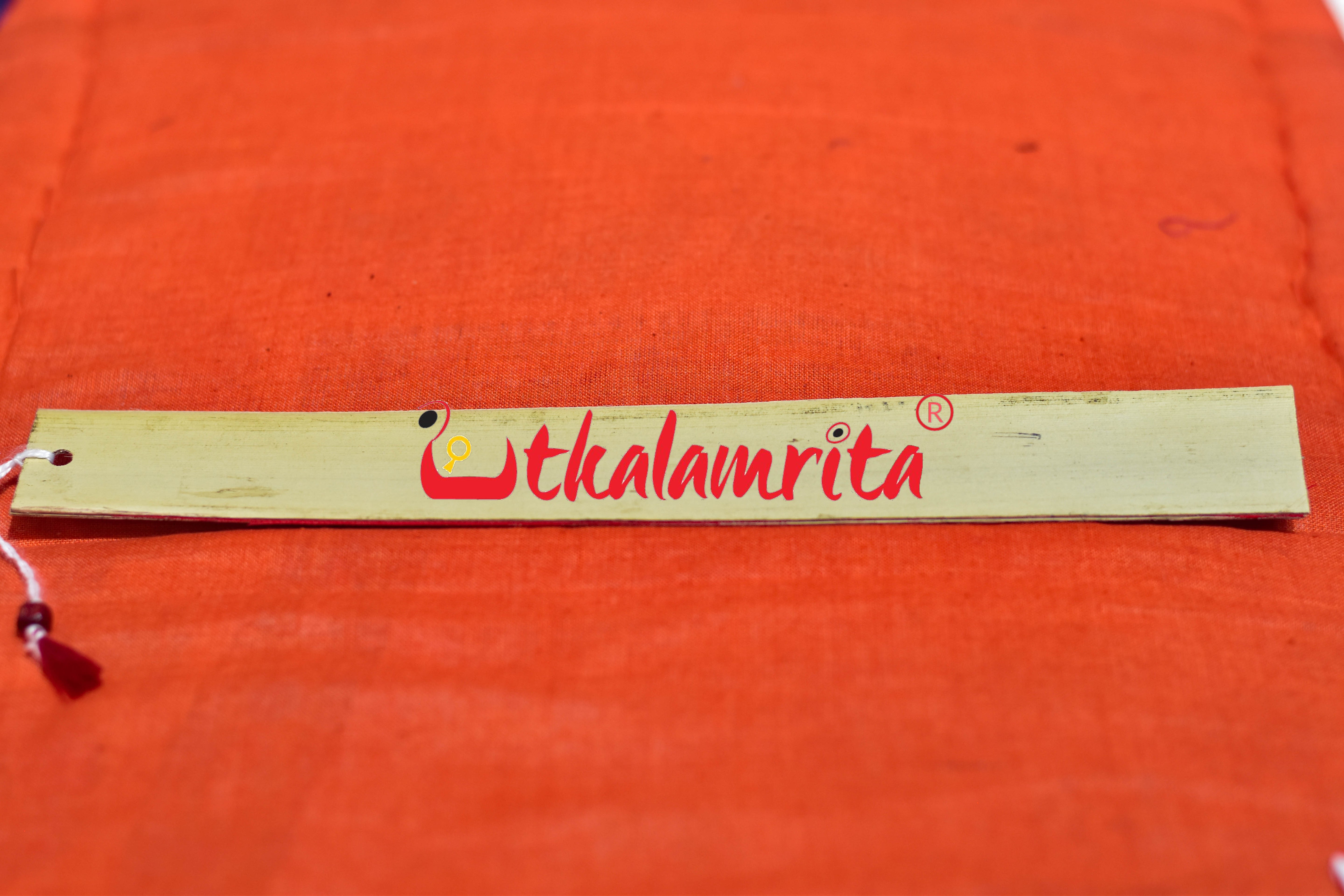 Flower and Lotus (Talapatra Bookmark)