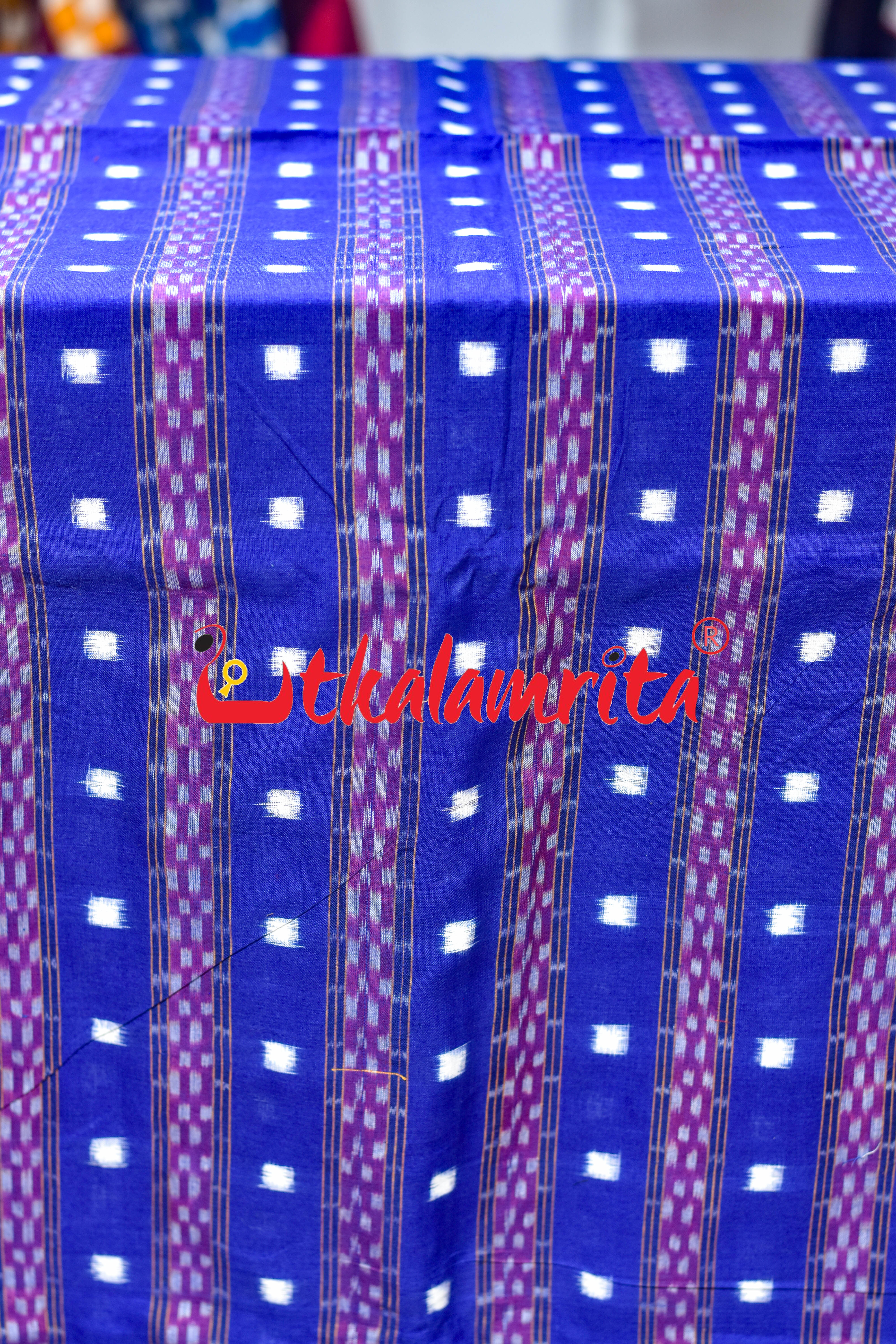 Blue White Tipa Pasapali Cotton (Fabric)