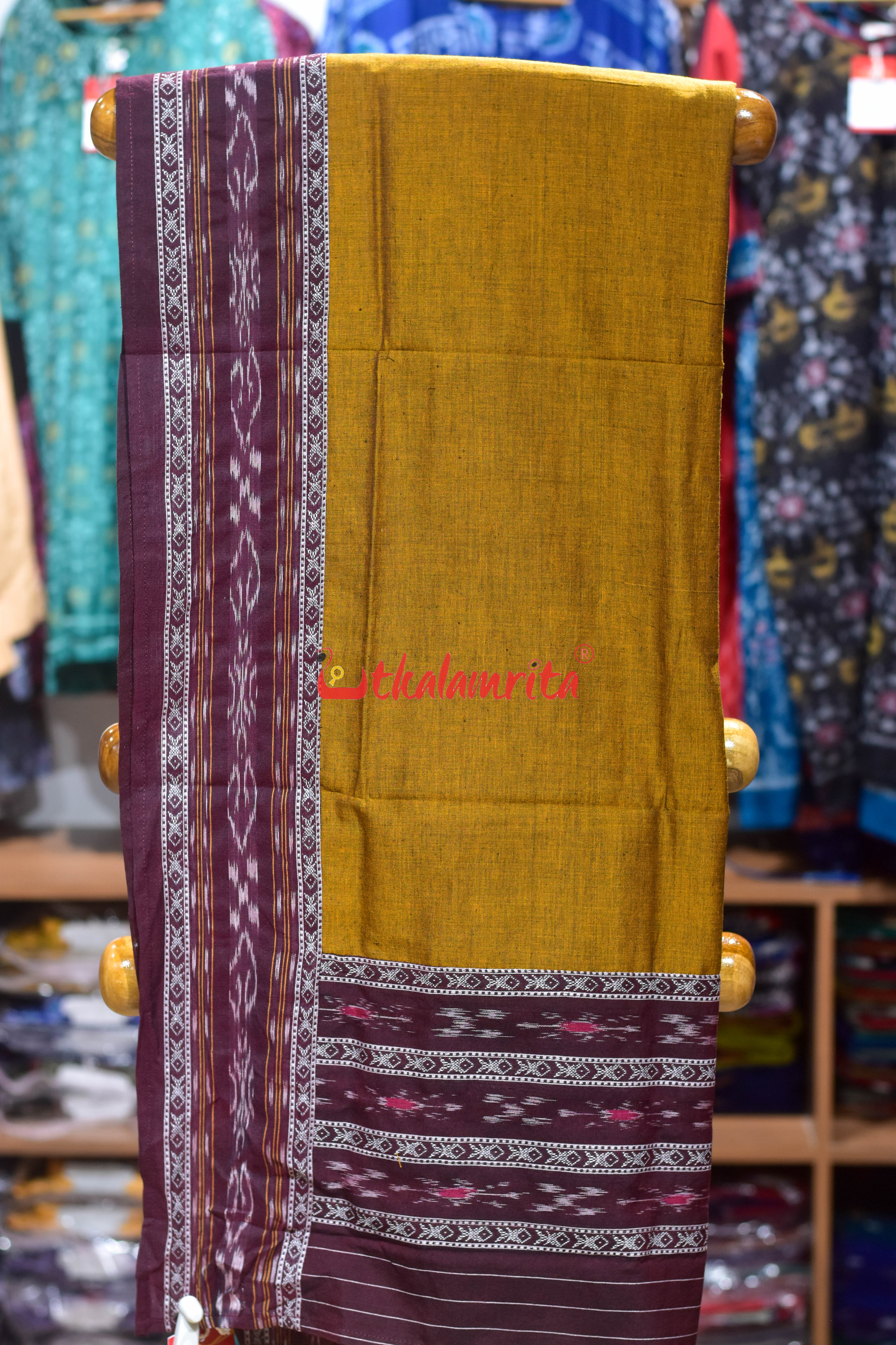 Maroon Golden Pasapali Long Flower Dress Set