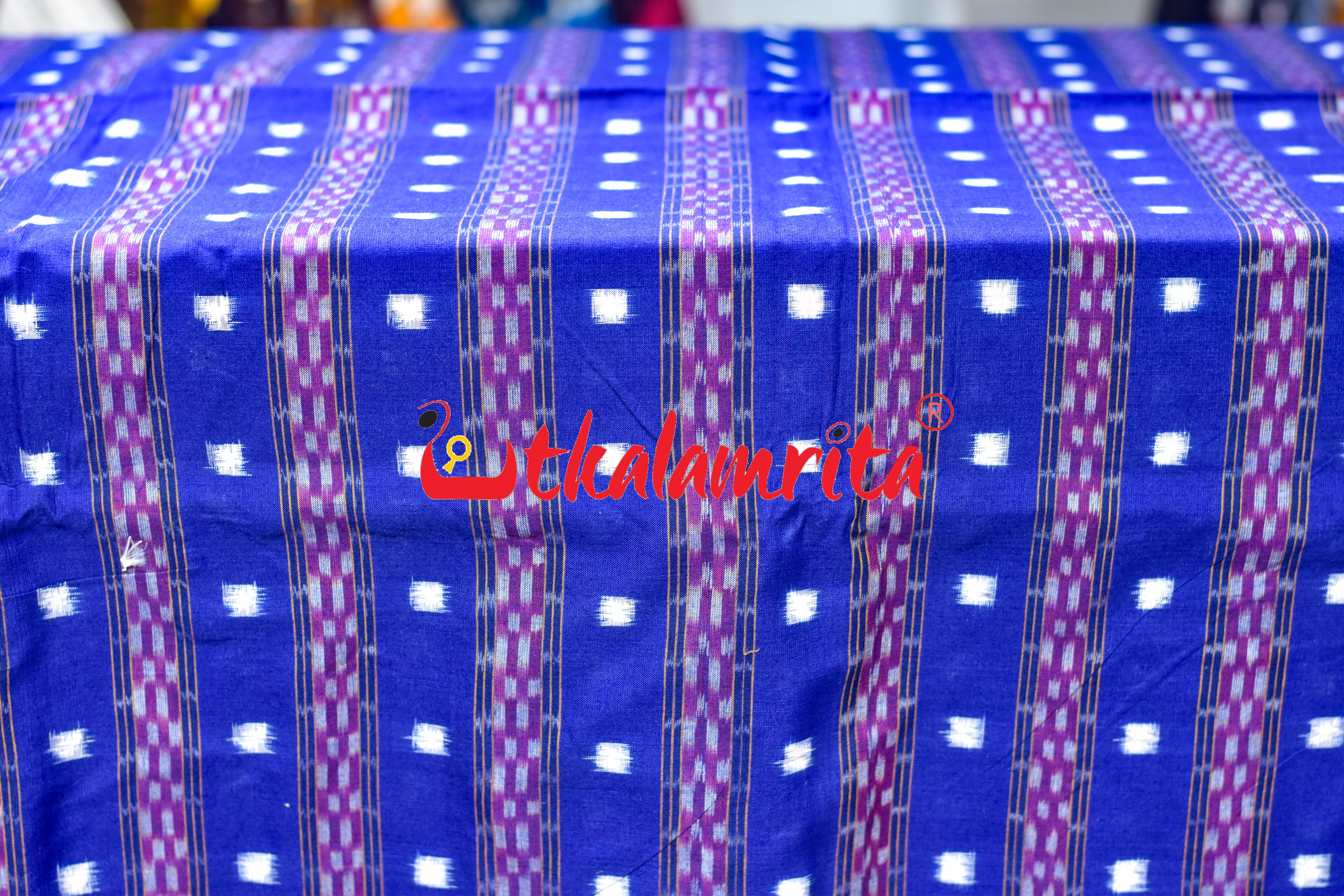 Blue White Tipa Pasapali Cotton (Fabric)