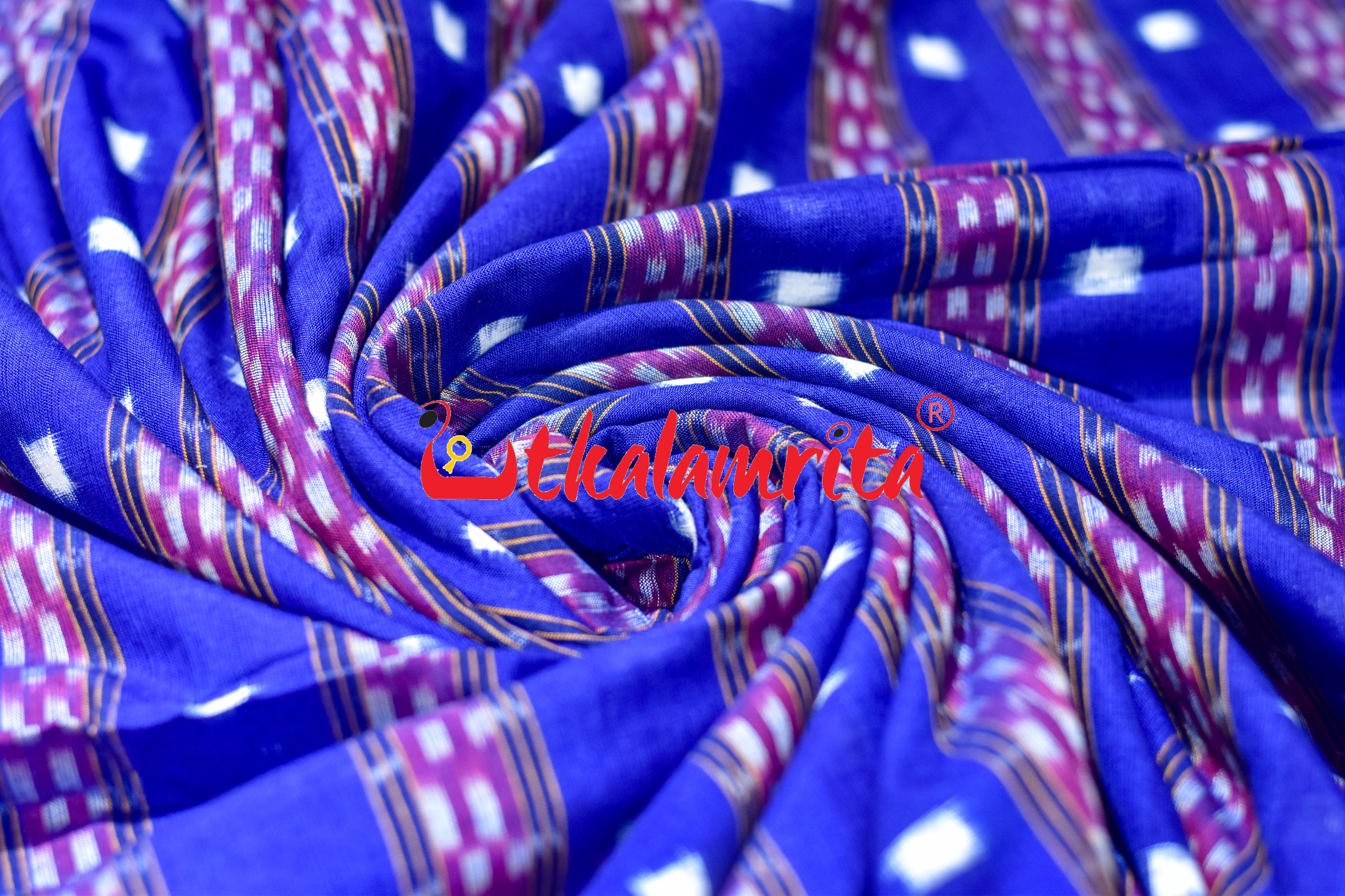 Blue White Tipa Pasapali Cotton (Fabric)