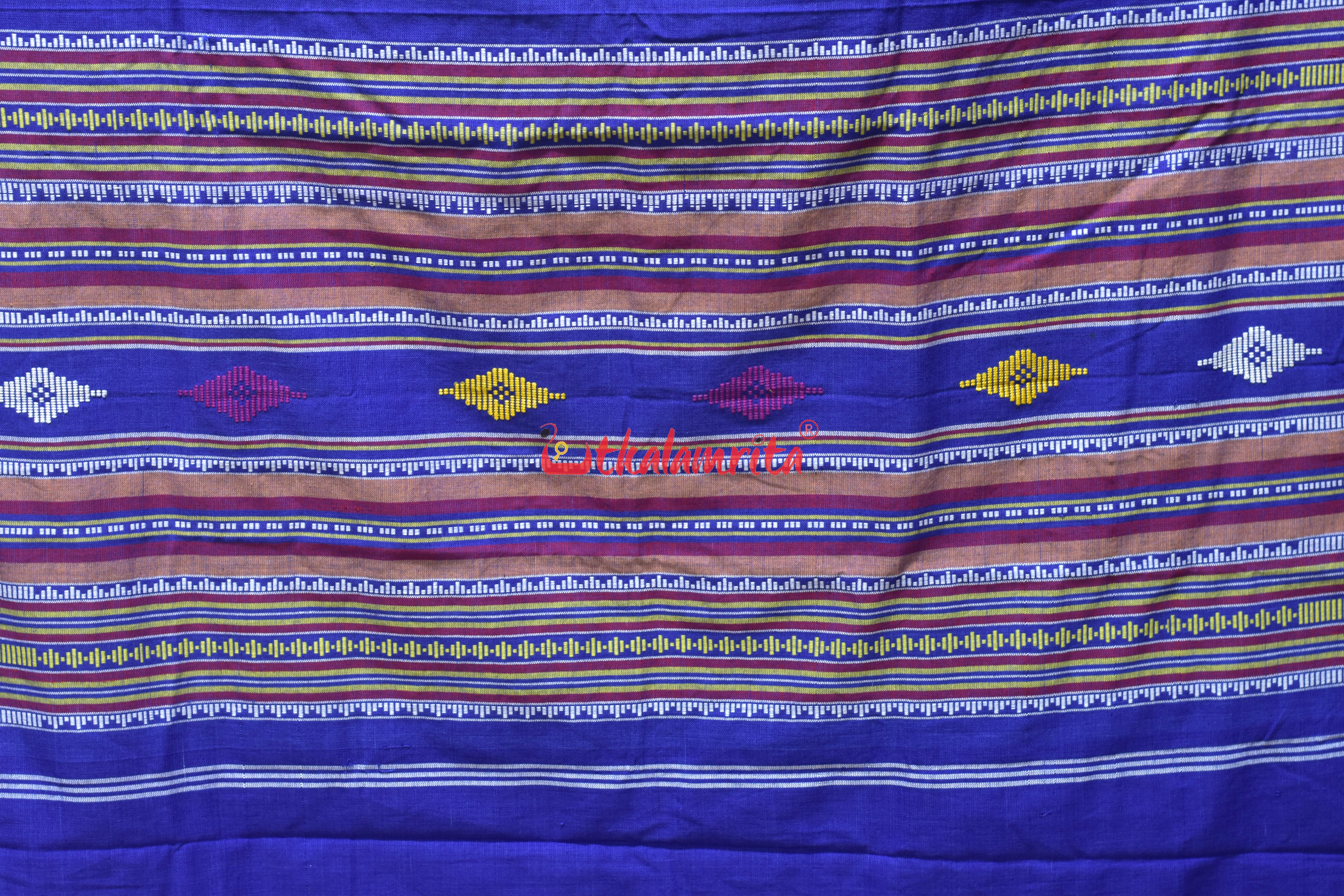 Blue Sri Mandira Dhalapathar (Curtain)