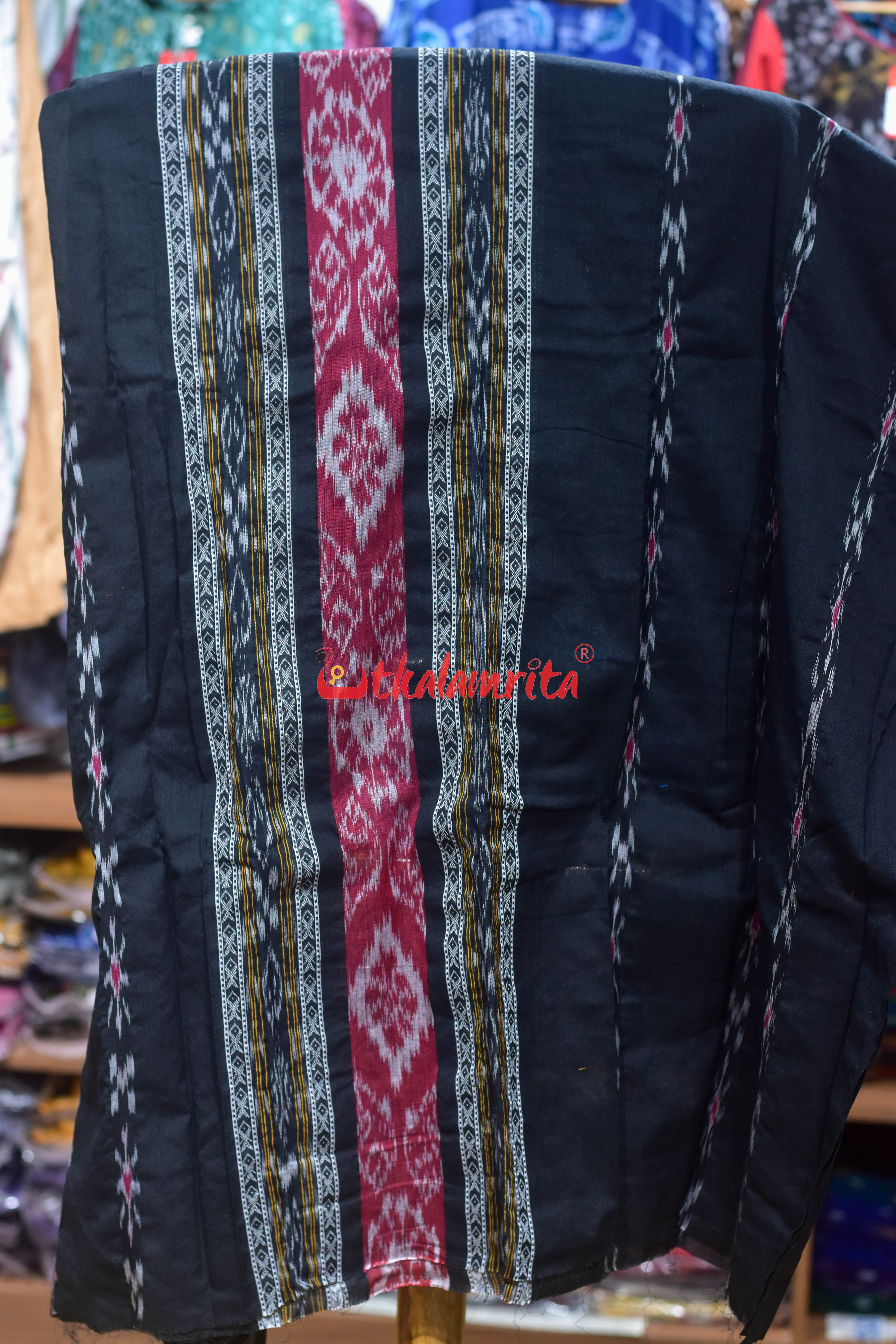 Black Middle Design Kadha Pasapali Dress Set