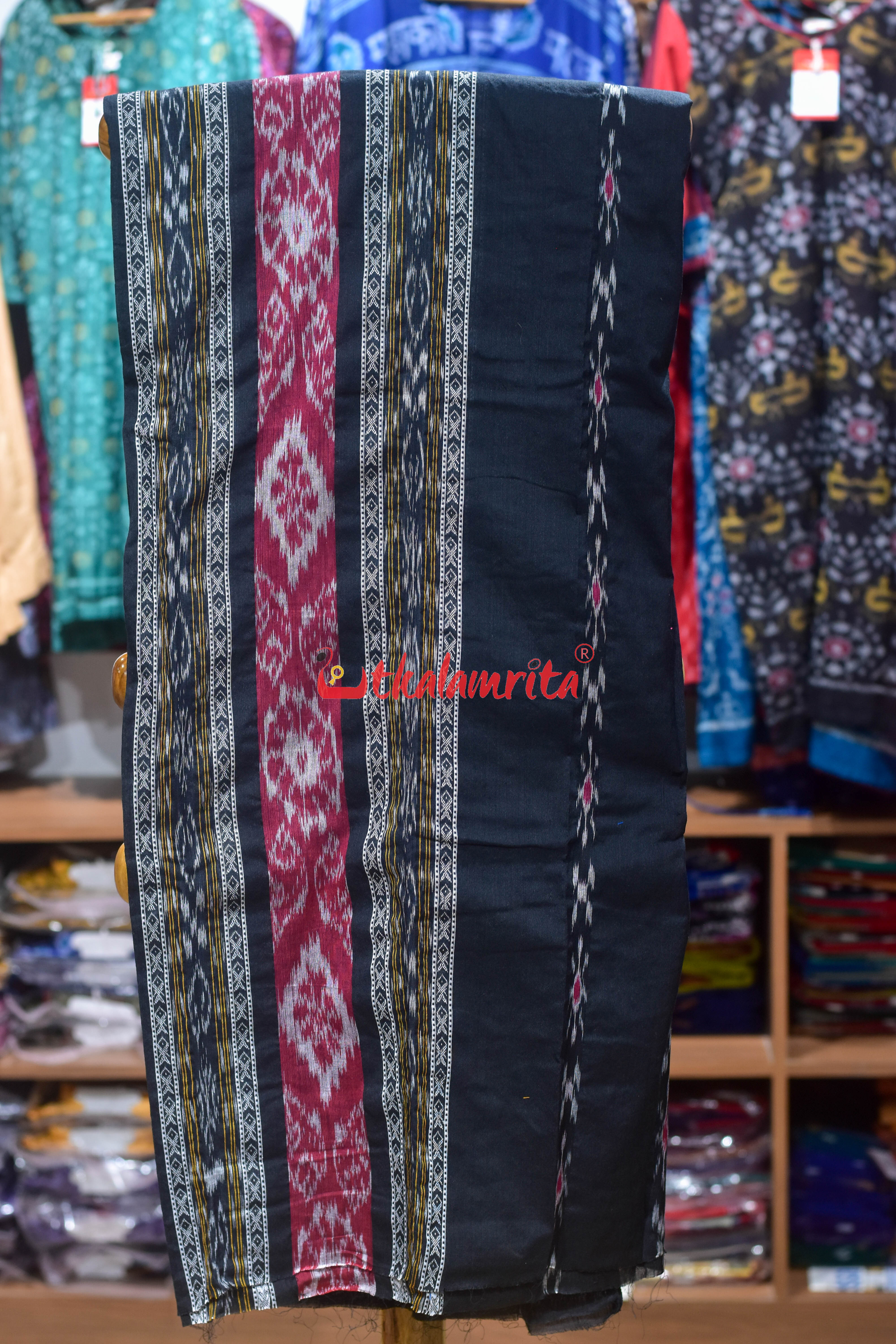 Black Middle Design Kadha Pasapali Dress Set