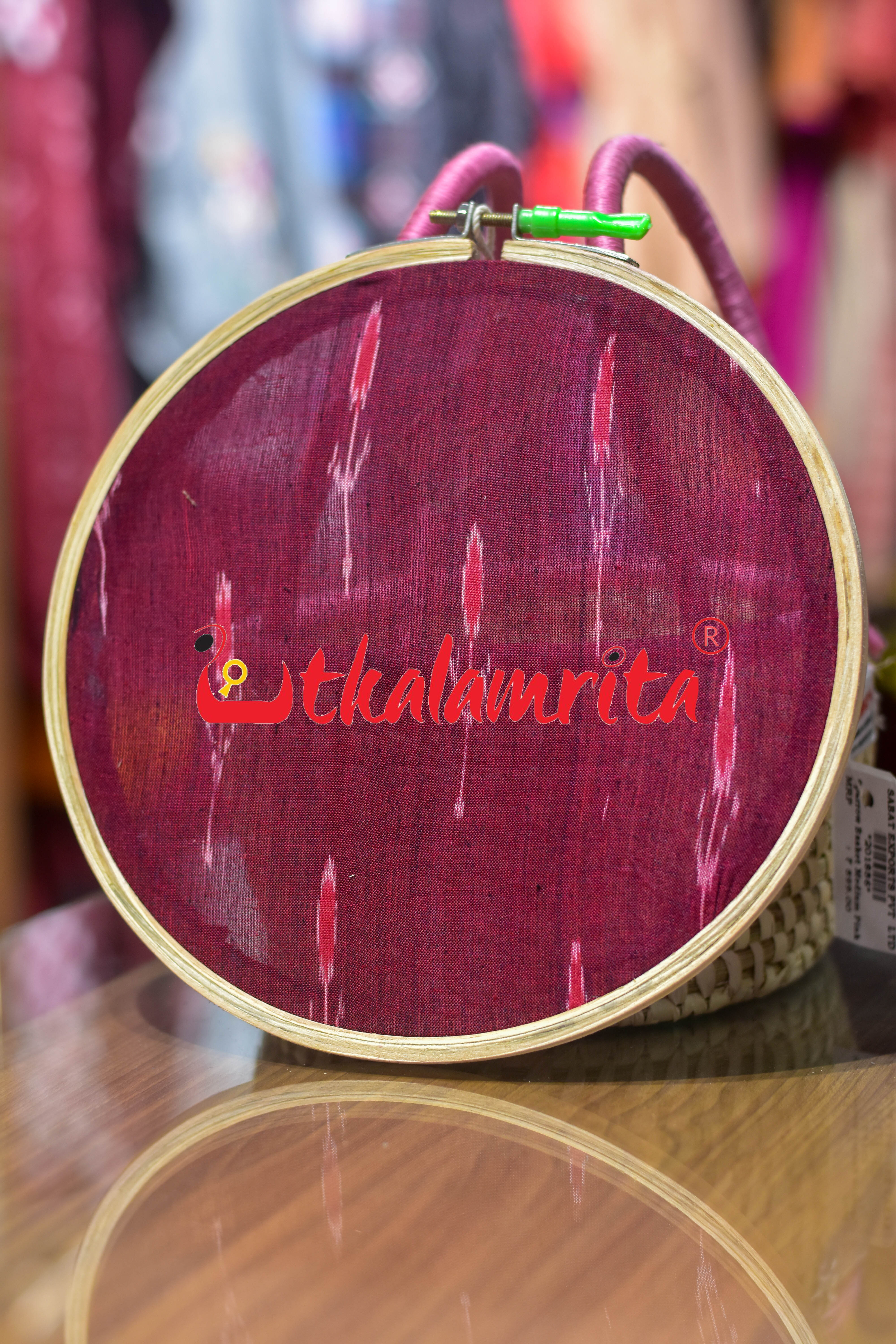 Medium Wooden Ikat Hoop