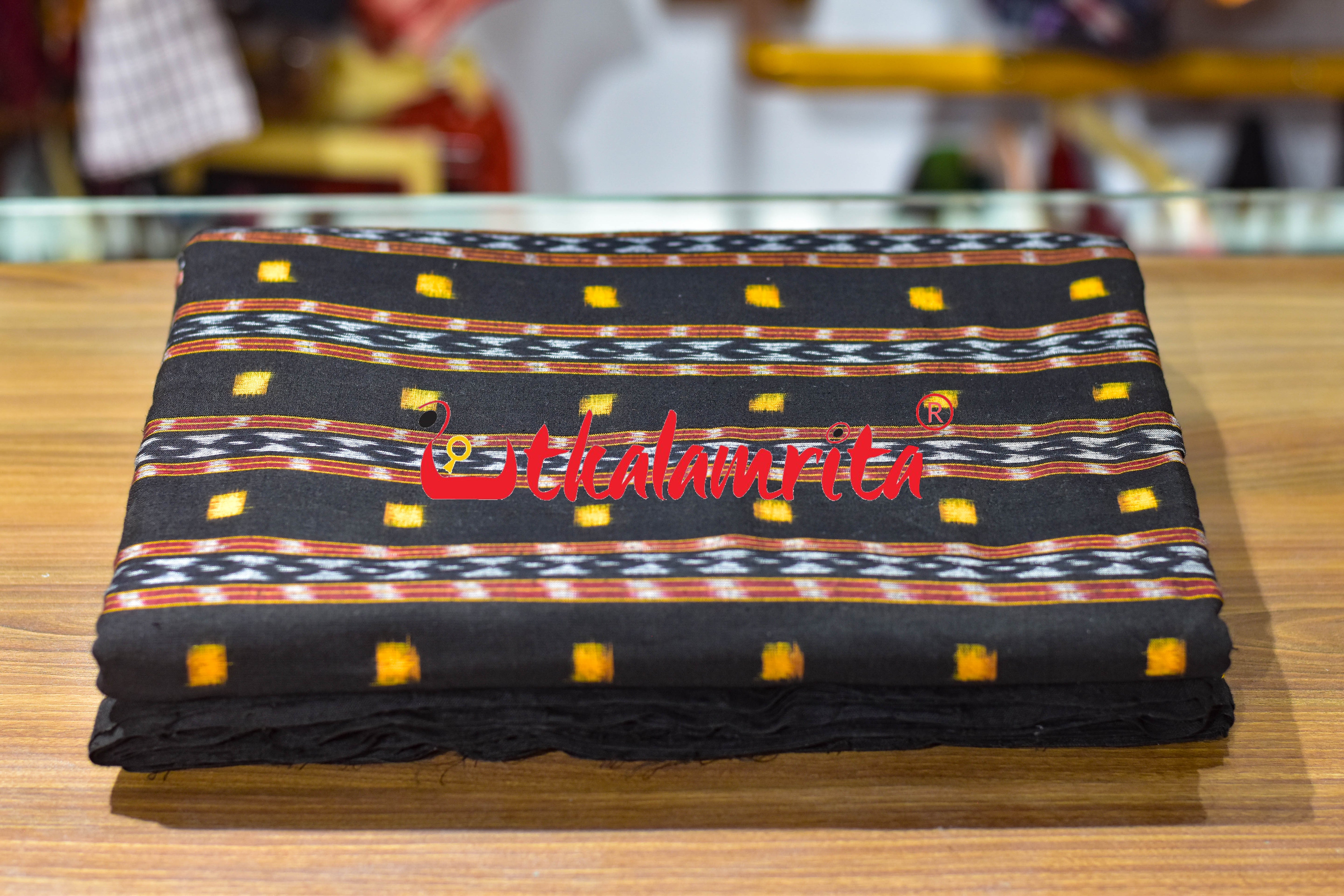 Black Rust Tipa Pasapali Cotton (Fabric)
