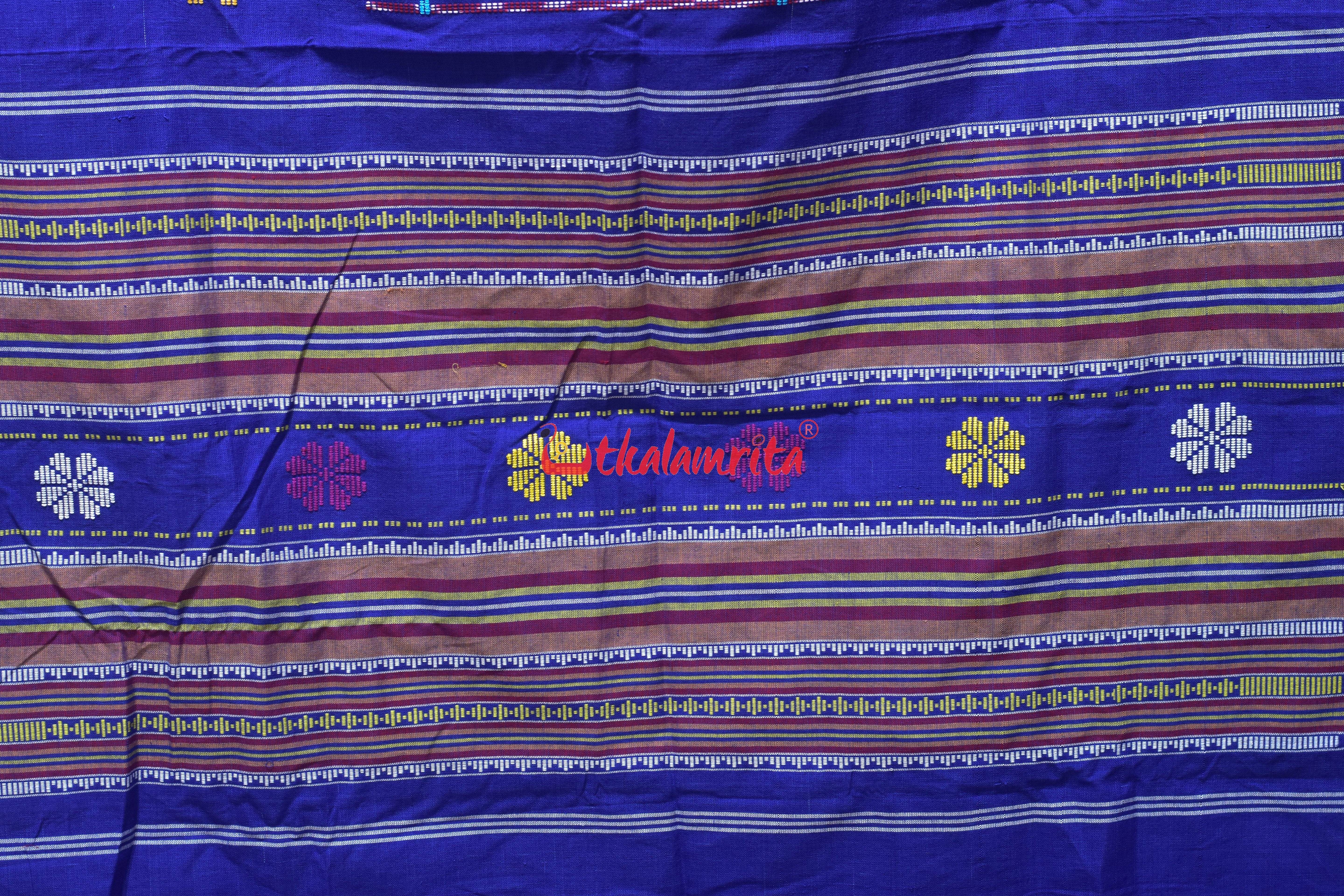 Buti Kainphula Blue Dhalapathara (Curtain)