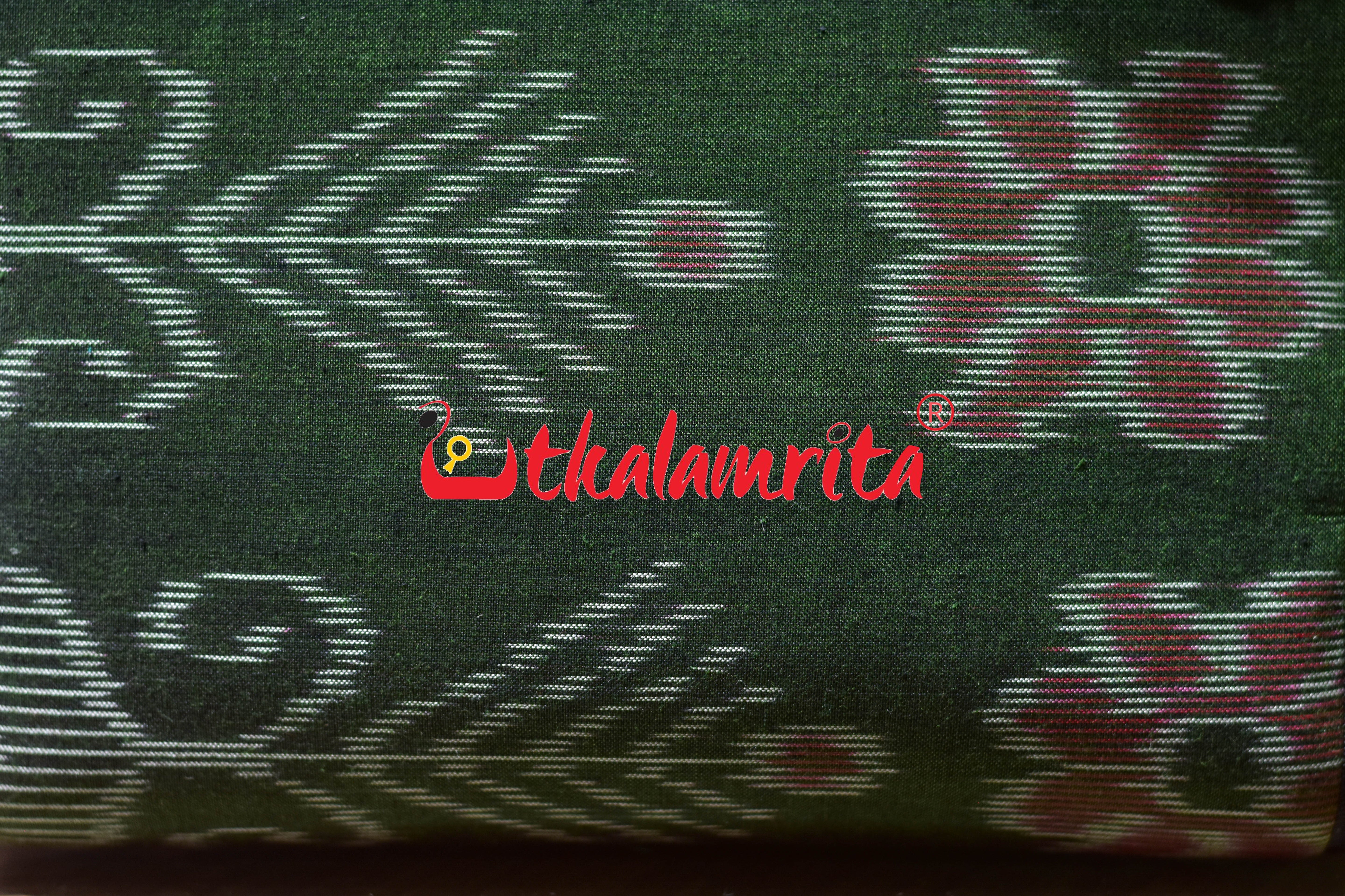 Mehendi Green Single Flower Hand bag