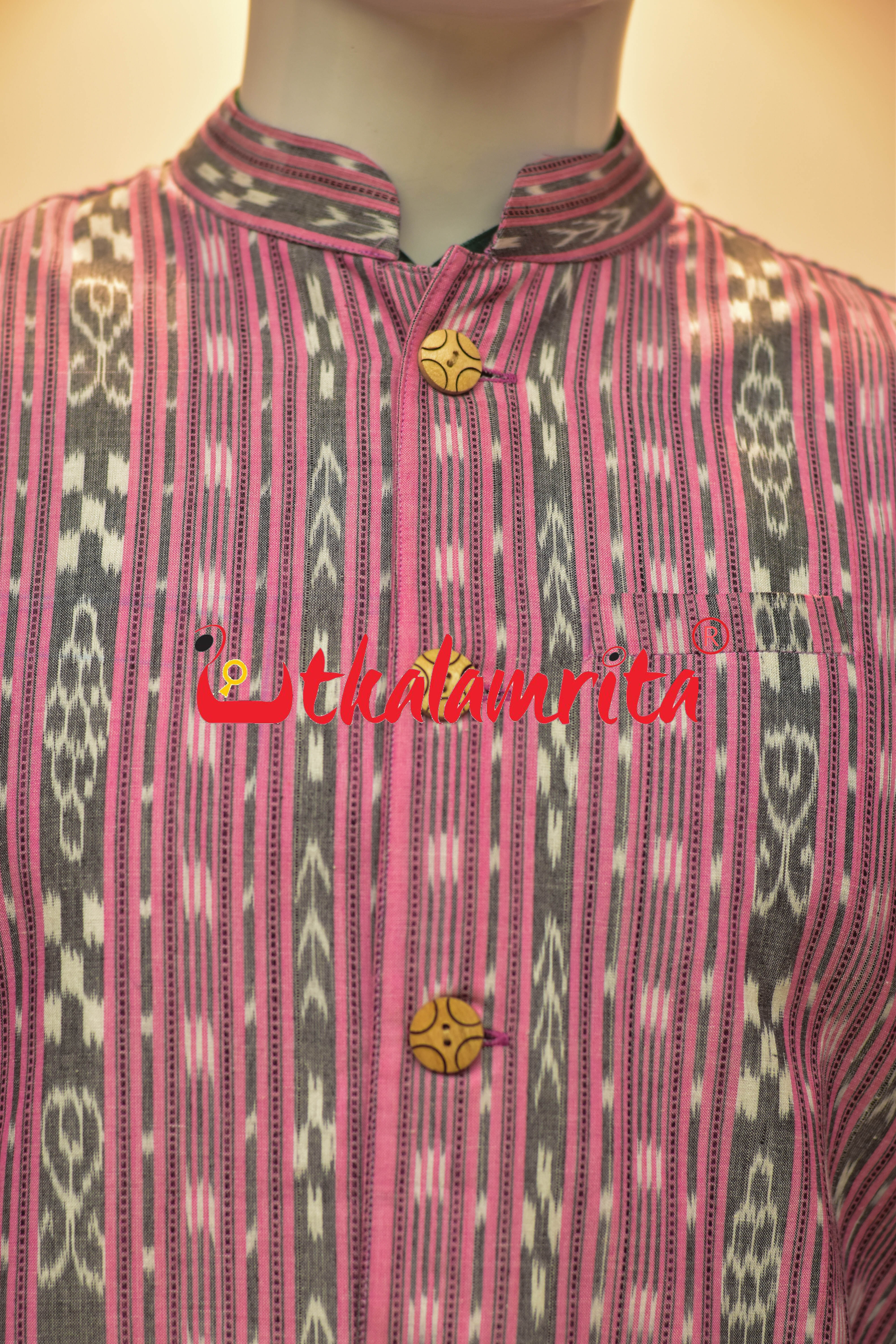 Light Pink Ikat (Modi Jacket)