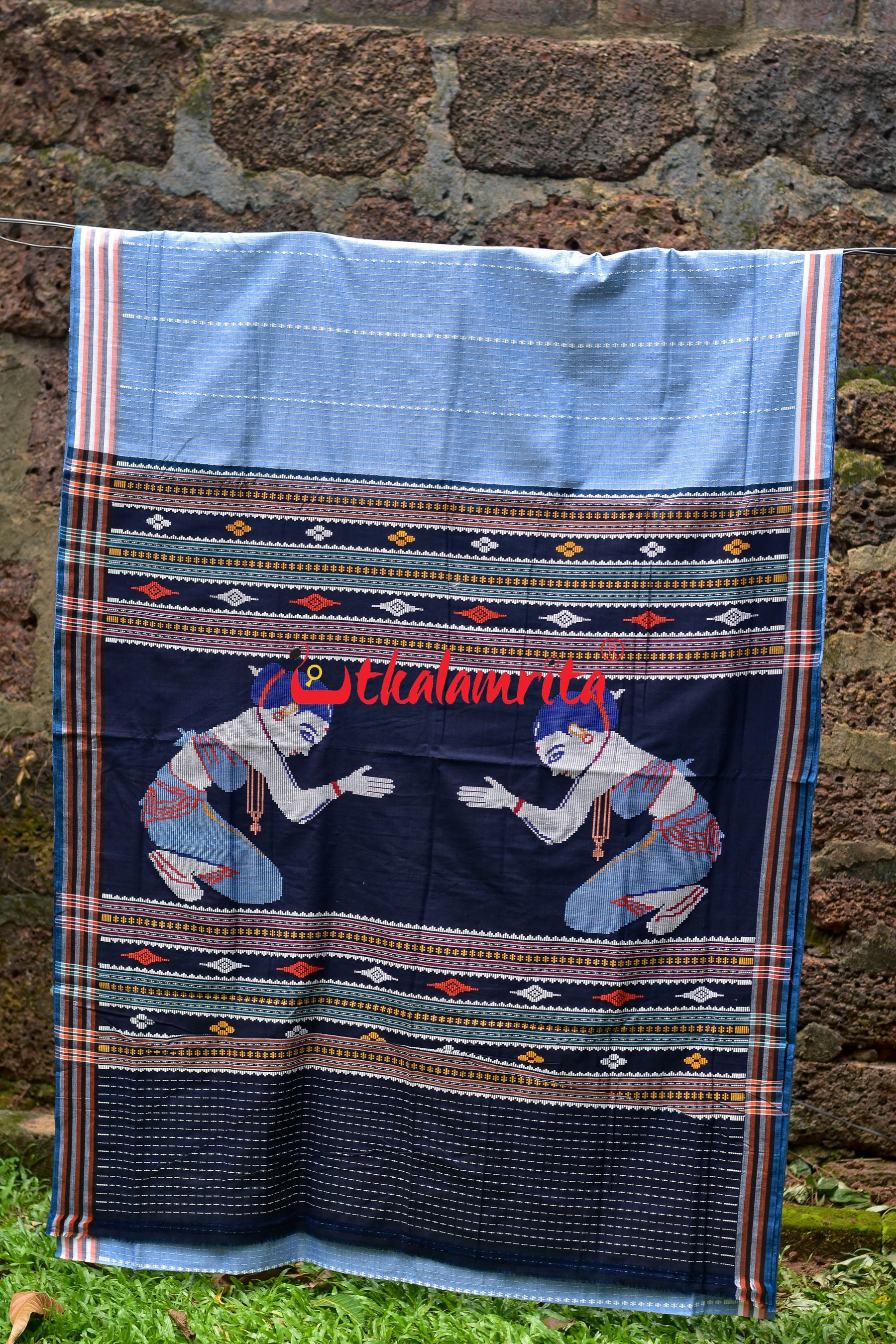 Surf Double Arghya Dhalapathara Cotton Saree