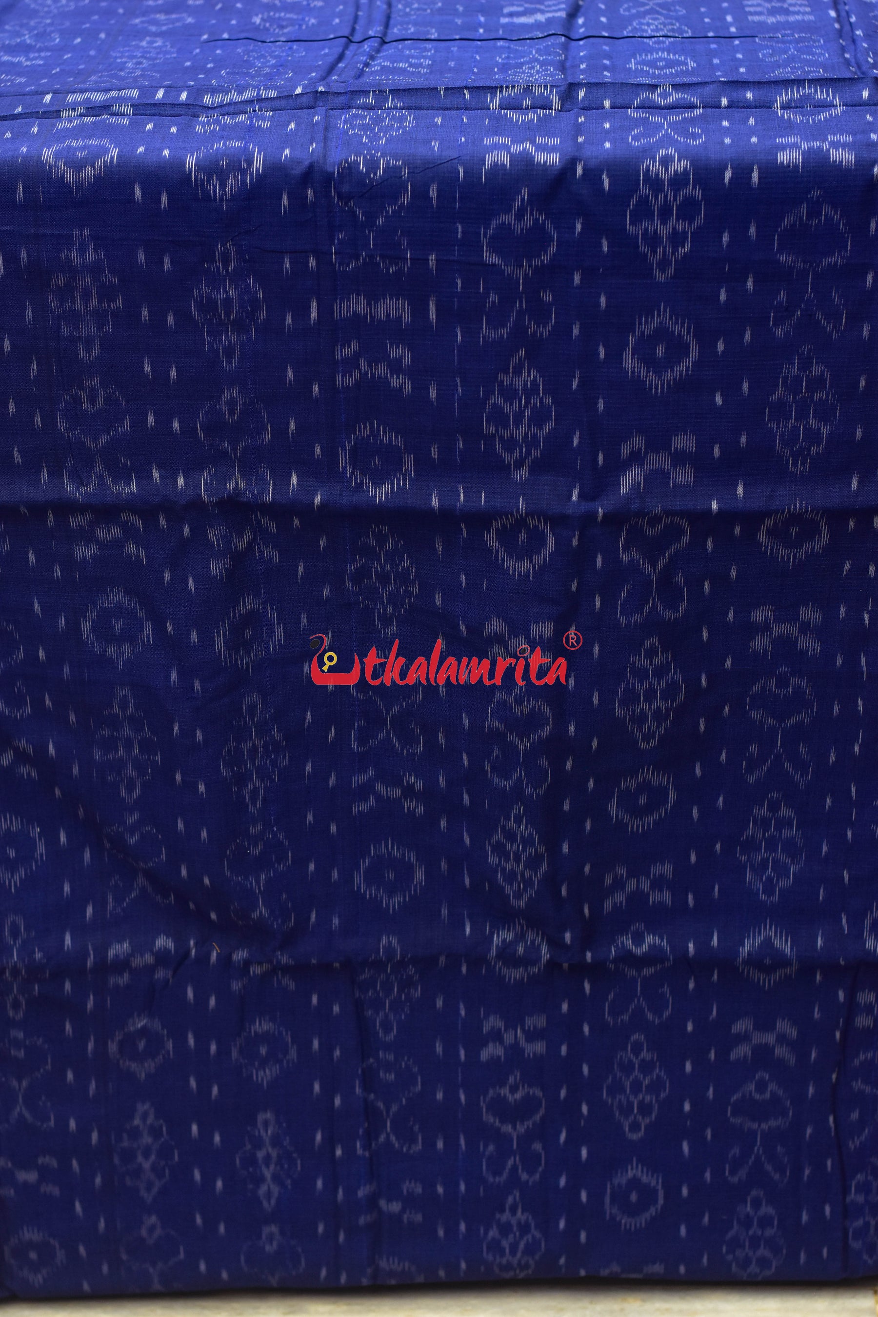 Indigo Blue Flower Bandha (Fabric)