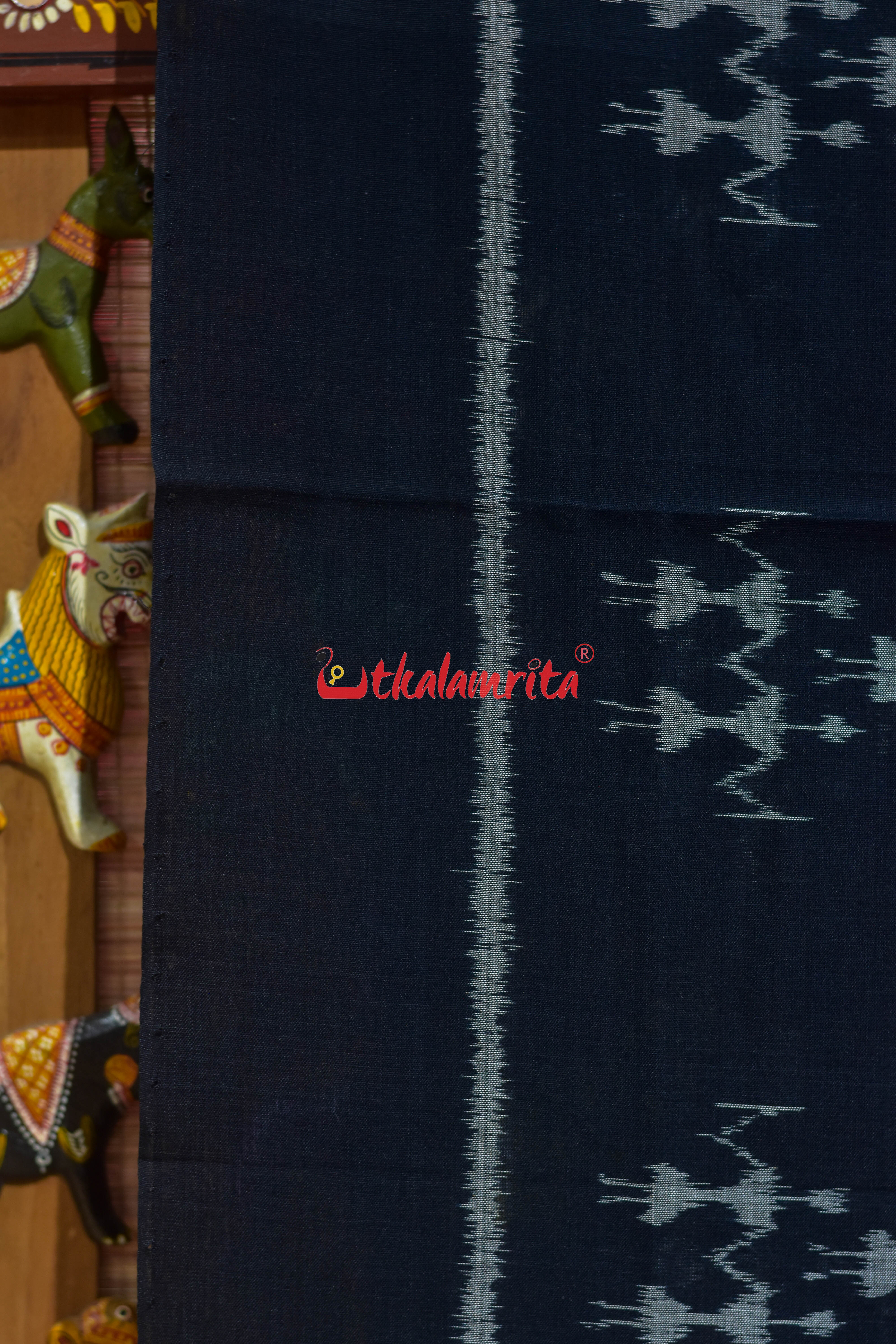 Black Body Trio Tribals Khandua Cotton Saree