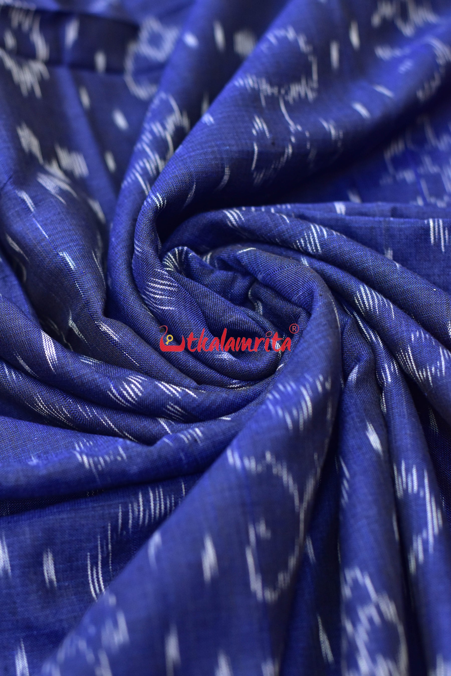 Indigo Blue Flower Bandha (Fabric)