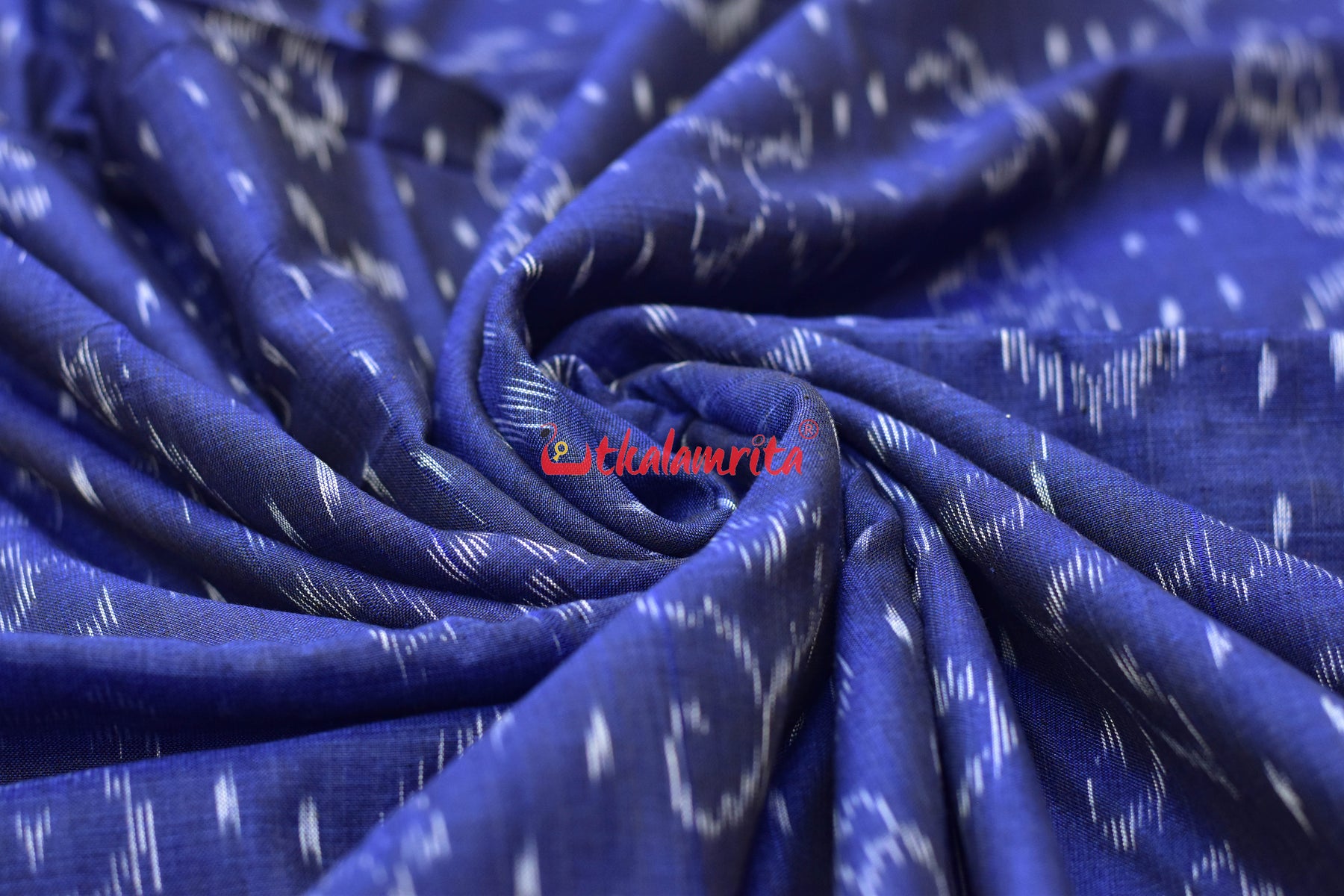 Indigo Blue Flower Bandha (Fabric)